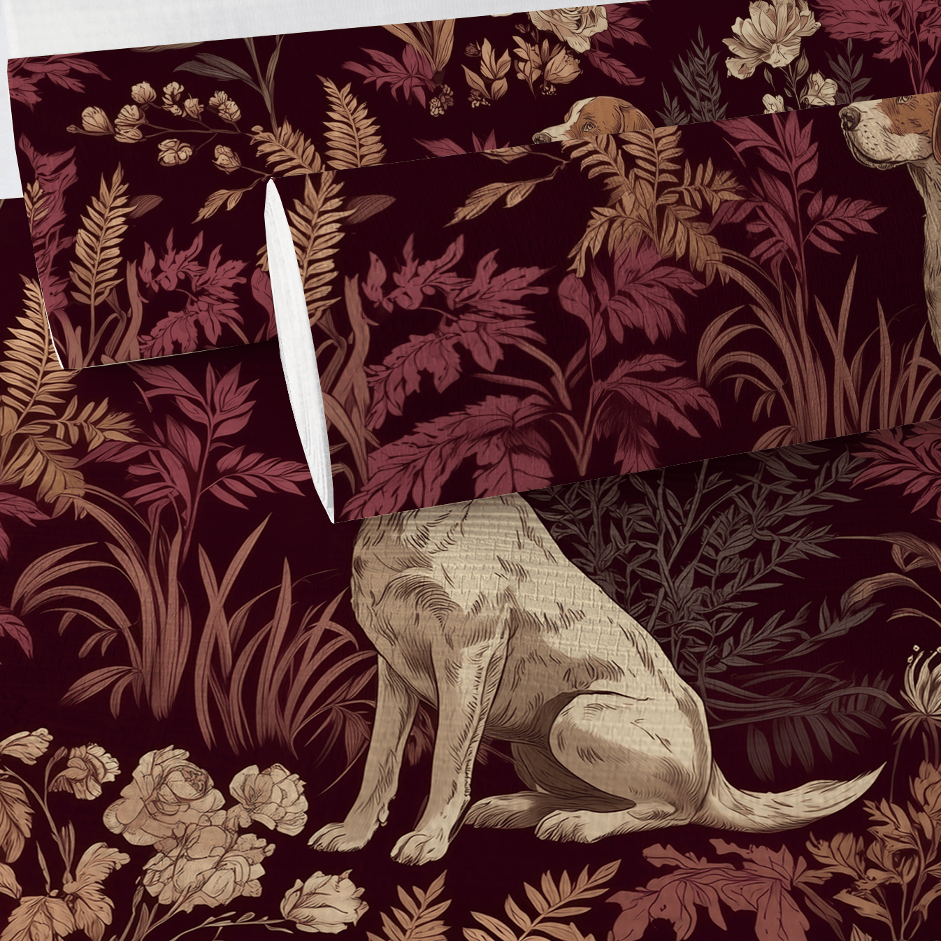Fern & Fetch Faux Grasscloth Wallpaper - Painted Paper