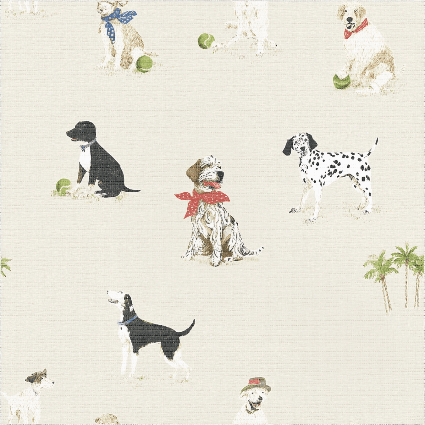 Fetch & Leisure Faux Grasscloth Wallpaper - Benton Lane Home - Painted Paper