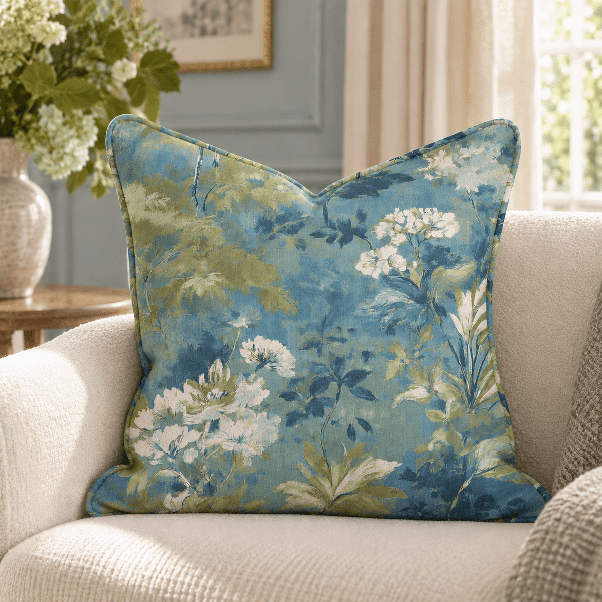 Field of Ferns Throw Pillow - Benton Lane Home - Hillcroft Home