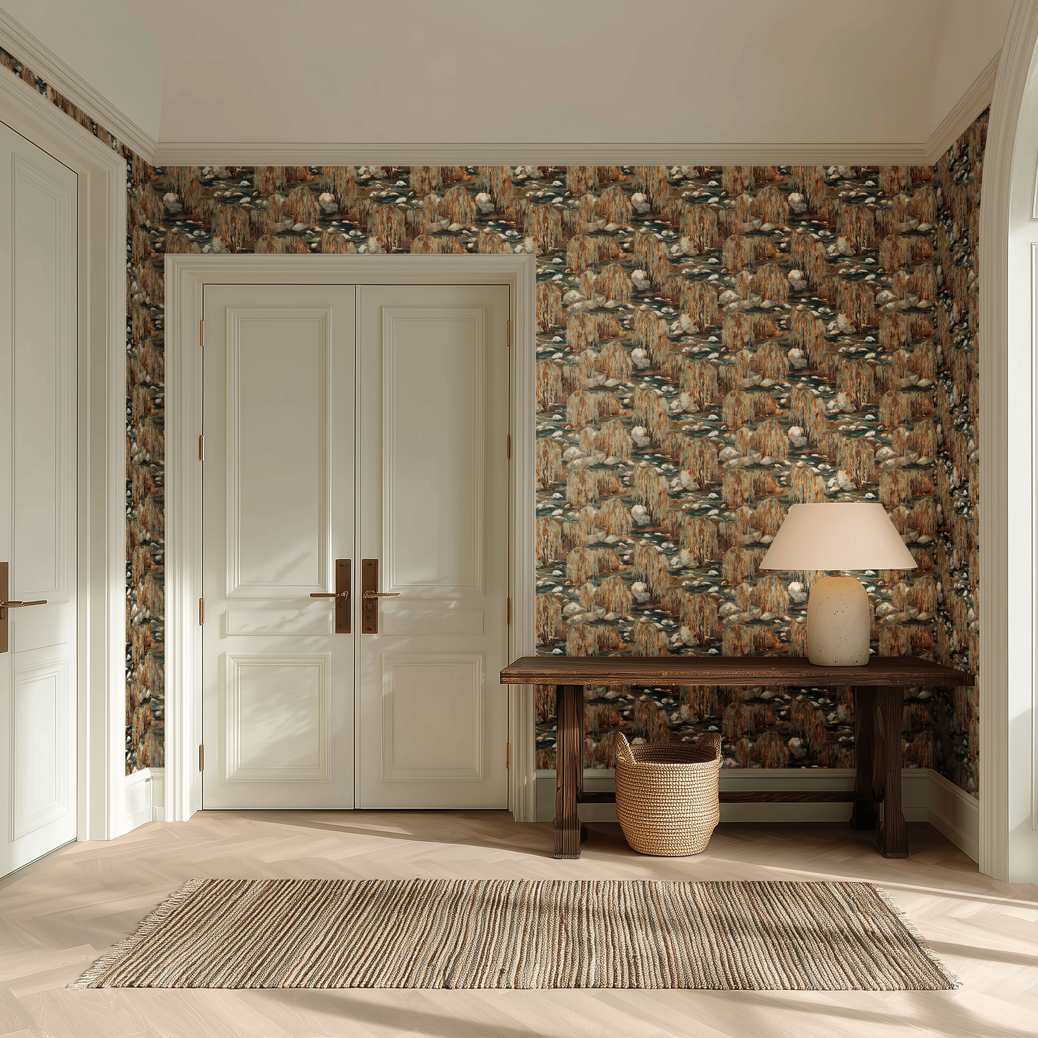 Fieldstone Wallpaper - Benton Lane Home - Painted Paper
