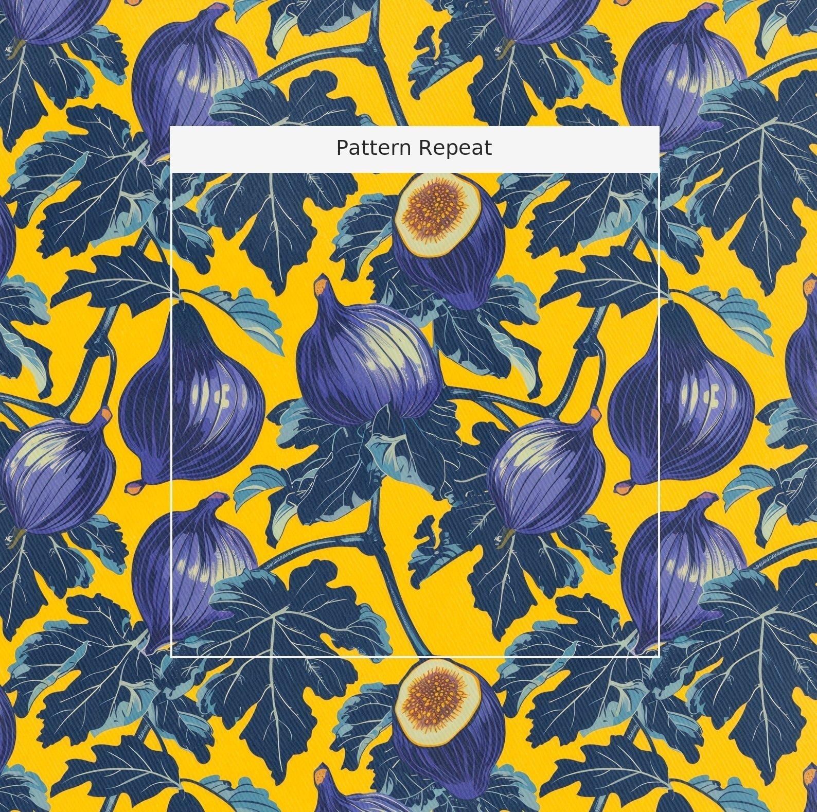 Fig Fantasy - Fabric - Lemon Park