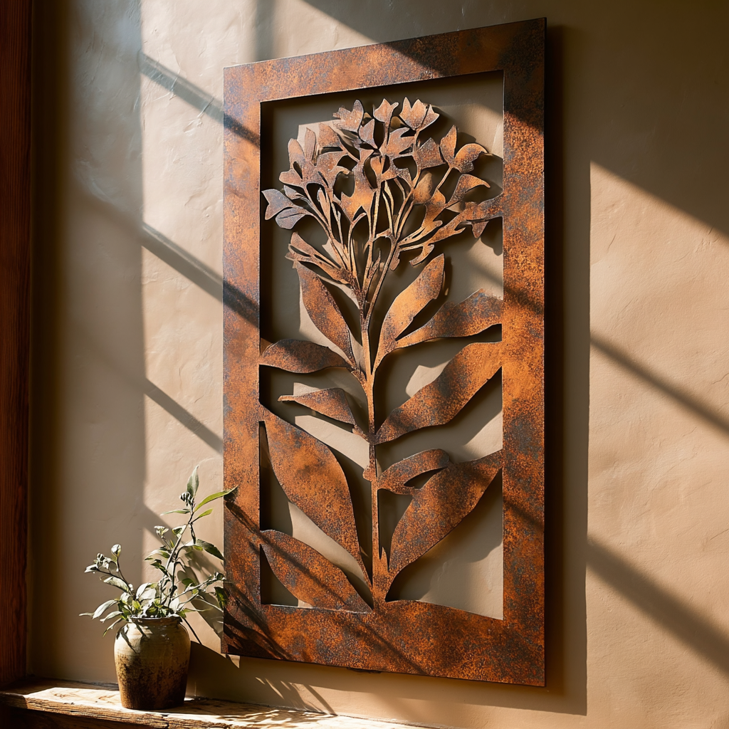 The Lilac - Metal Wall Art