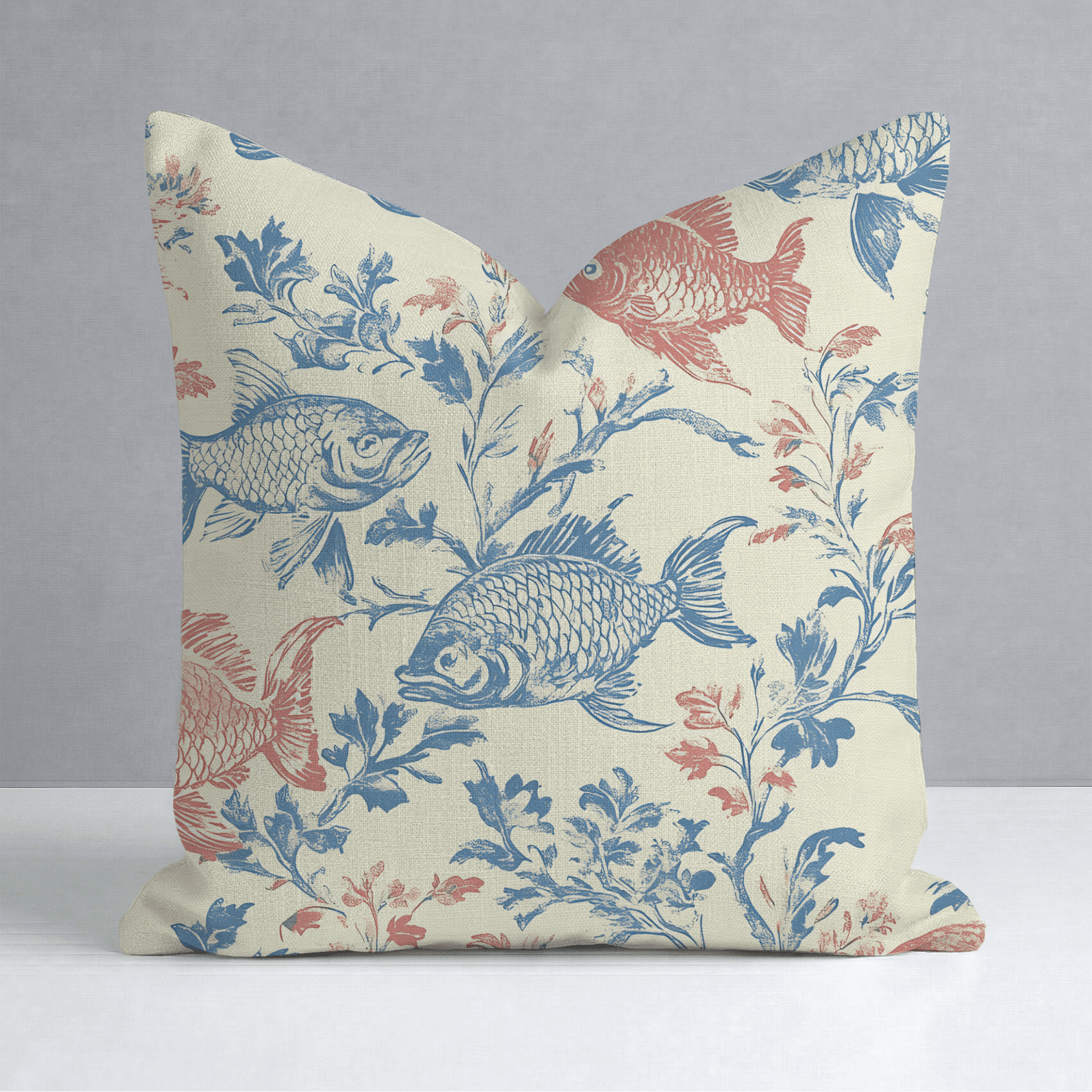 Fish Tank Throw Pillow - Benton Lane Home - Lemon Park