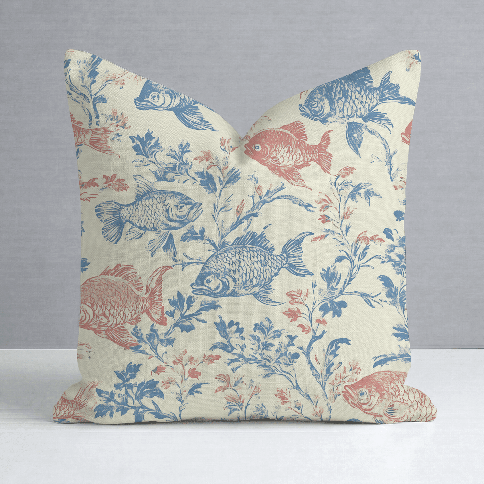 Fish Tank Throw Pillow - Benton Lane Home - Lemon Park