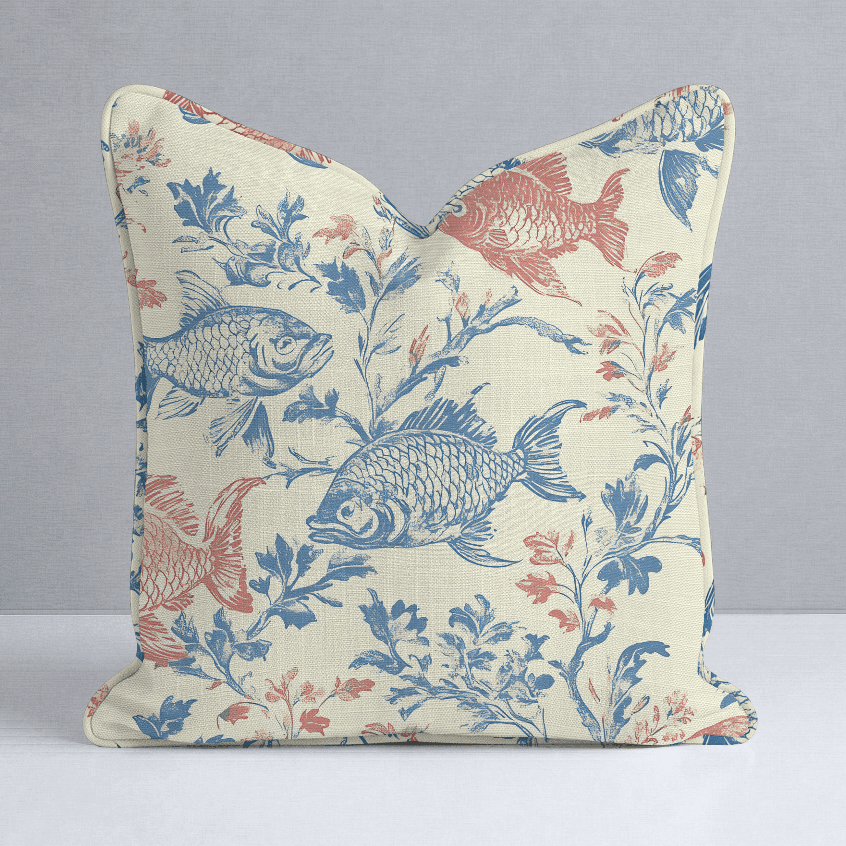 Fish Tank Throw Pillow - Benton Lane Home - Lemon Park