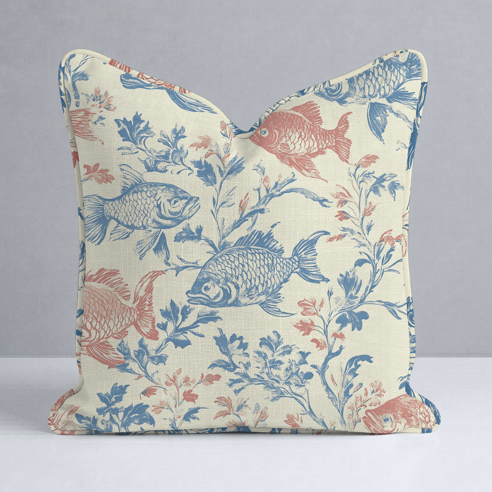 Fish Tank Throw Pillow - Benton Lane Home - Lemon Park