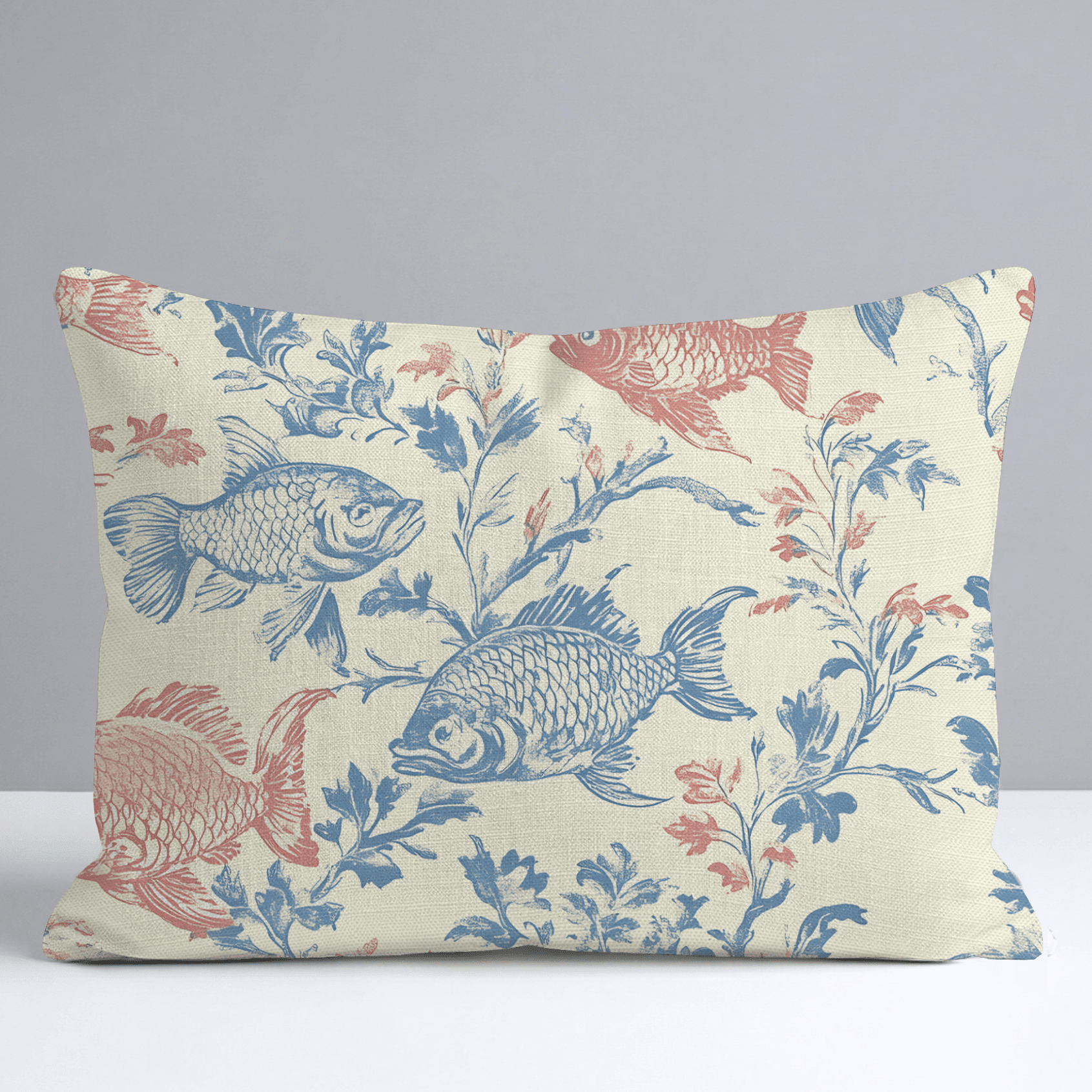 Fish Tank Throw Pillow - Benton Lane Home - Lemon Park