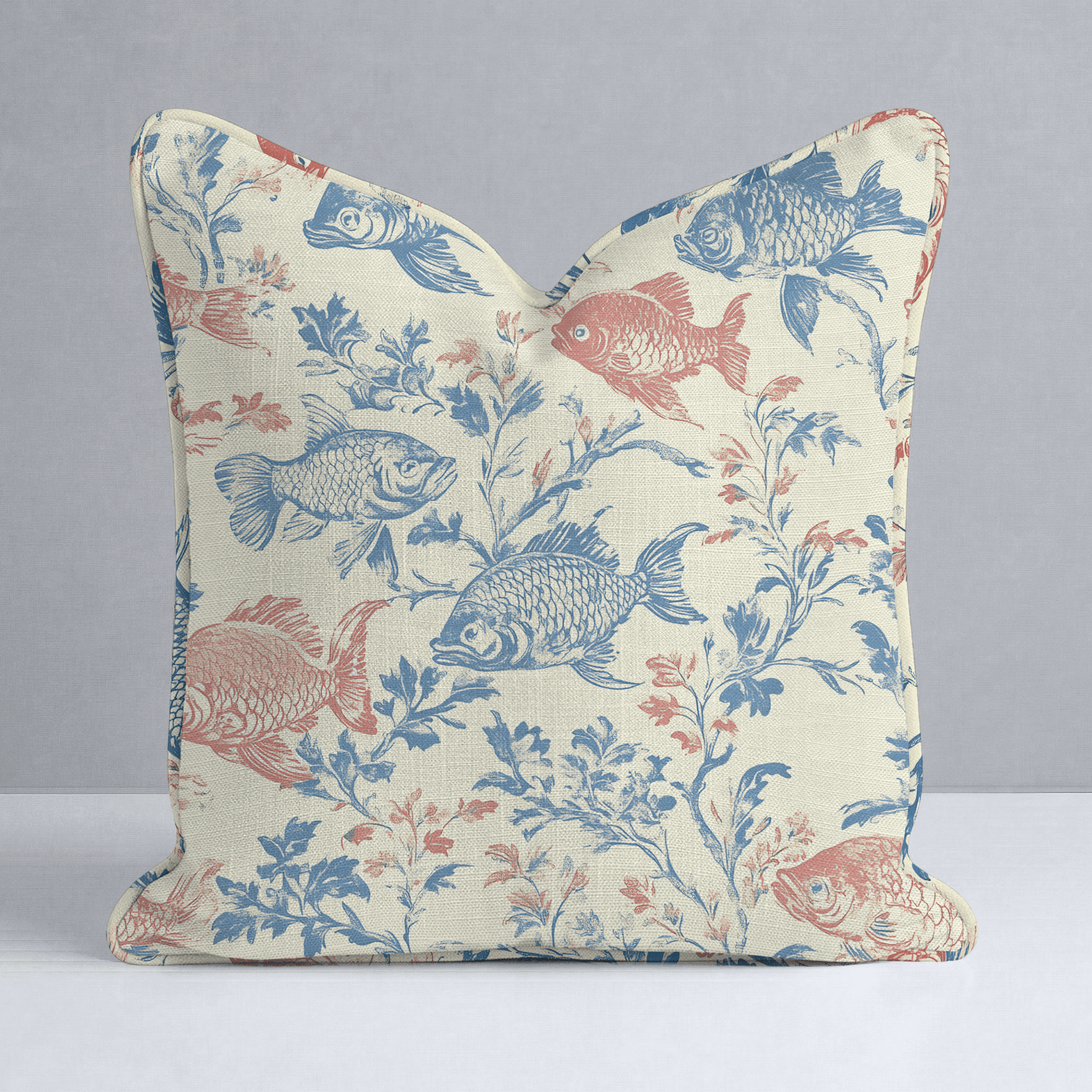Fish Tank Throw Pillow - Benton Lane Home - Lemon Park