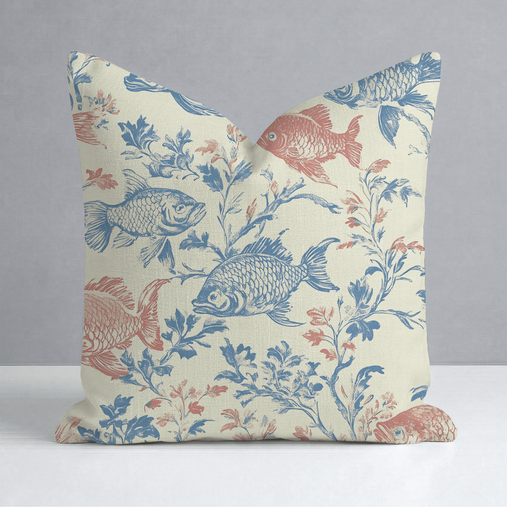 Fish Tank Throw Pillow - Benton Lane Home - Lemon Park