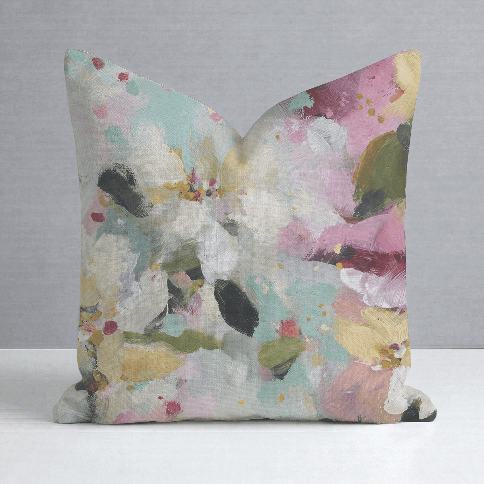 Fleur Garden Throw Pillow - Benton Lane Home - Lemon Park
