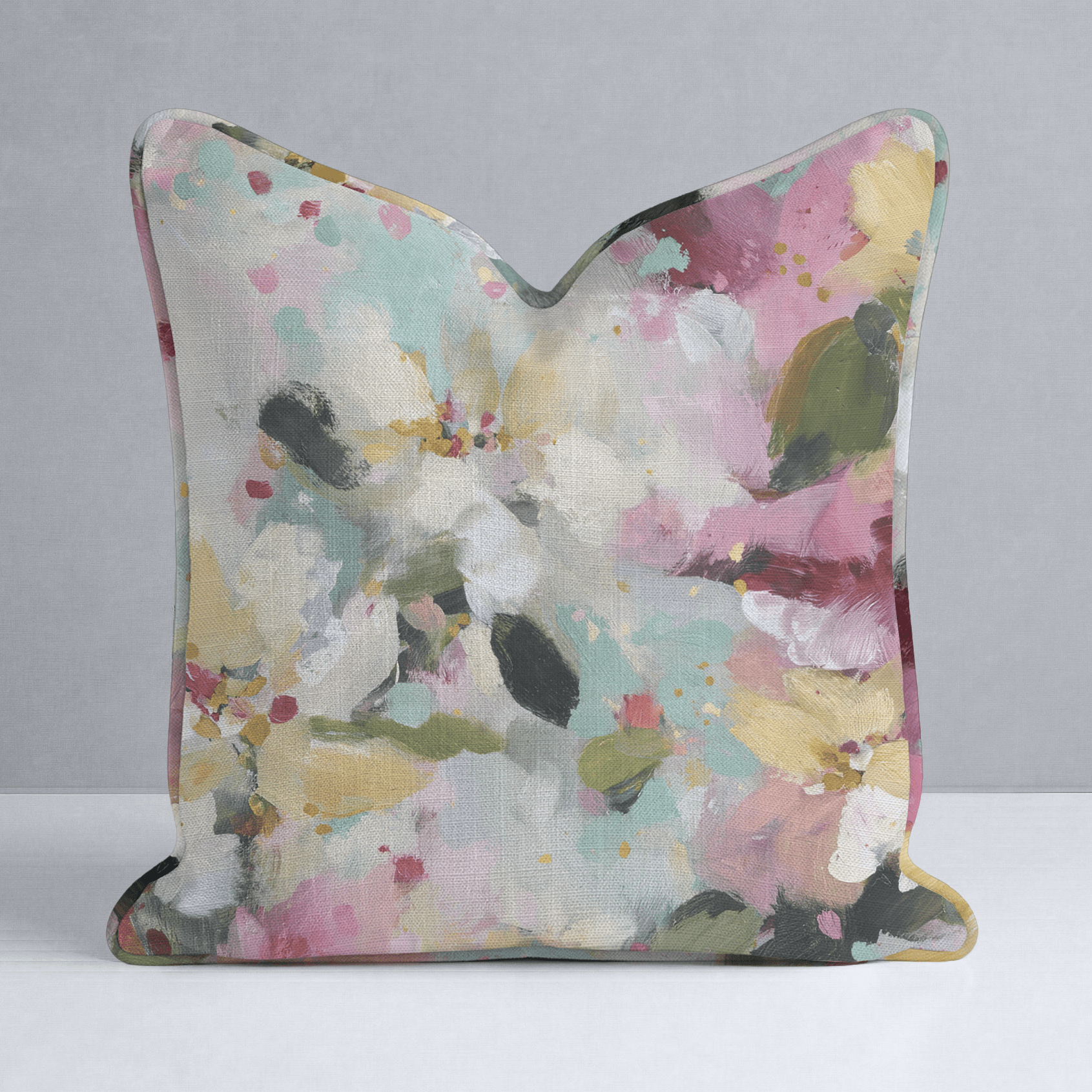 Fleur Garden Throw Pillow - Benton Lane Home - Lemon Park