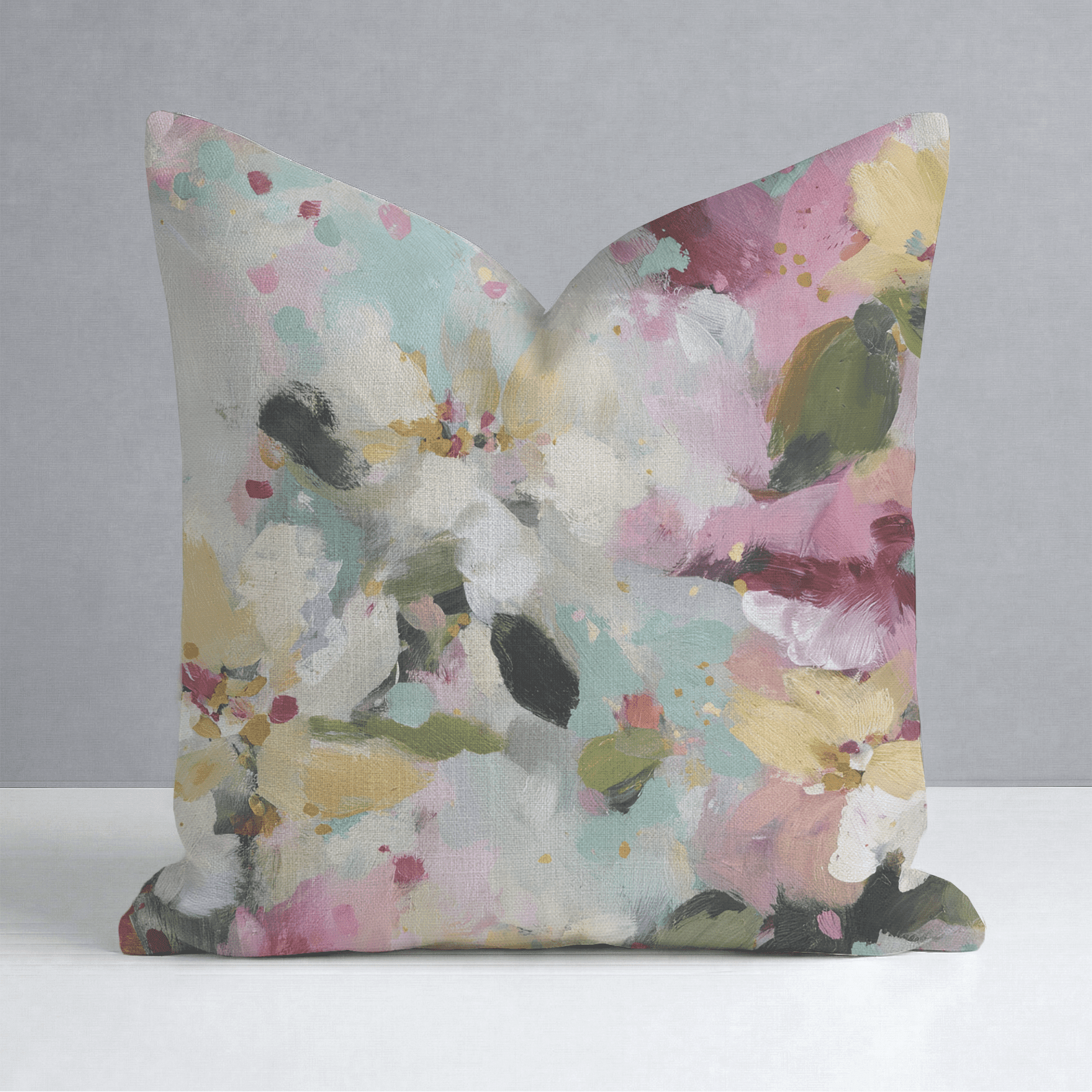 Fleur Garden Throw Pillow - Benton Lane Home - Lemon Park