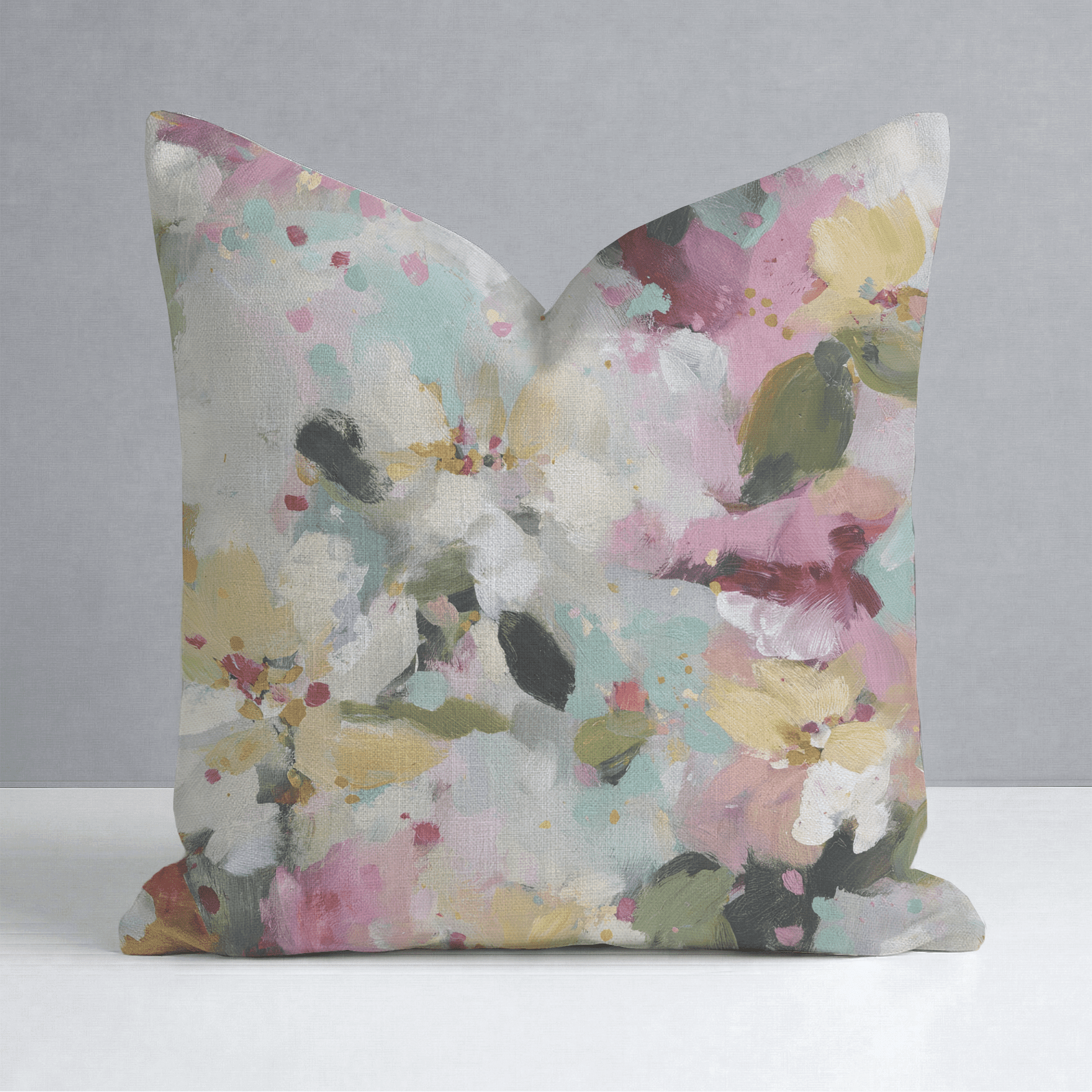 Fleur Garden Throw Pillow - Benton Lane Home - Lemon Park