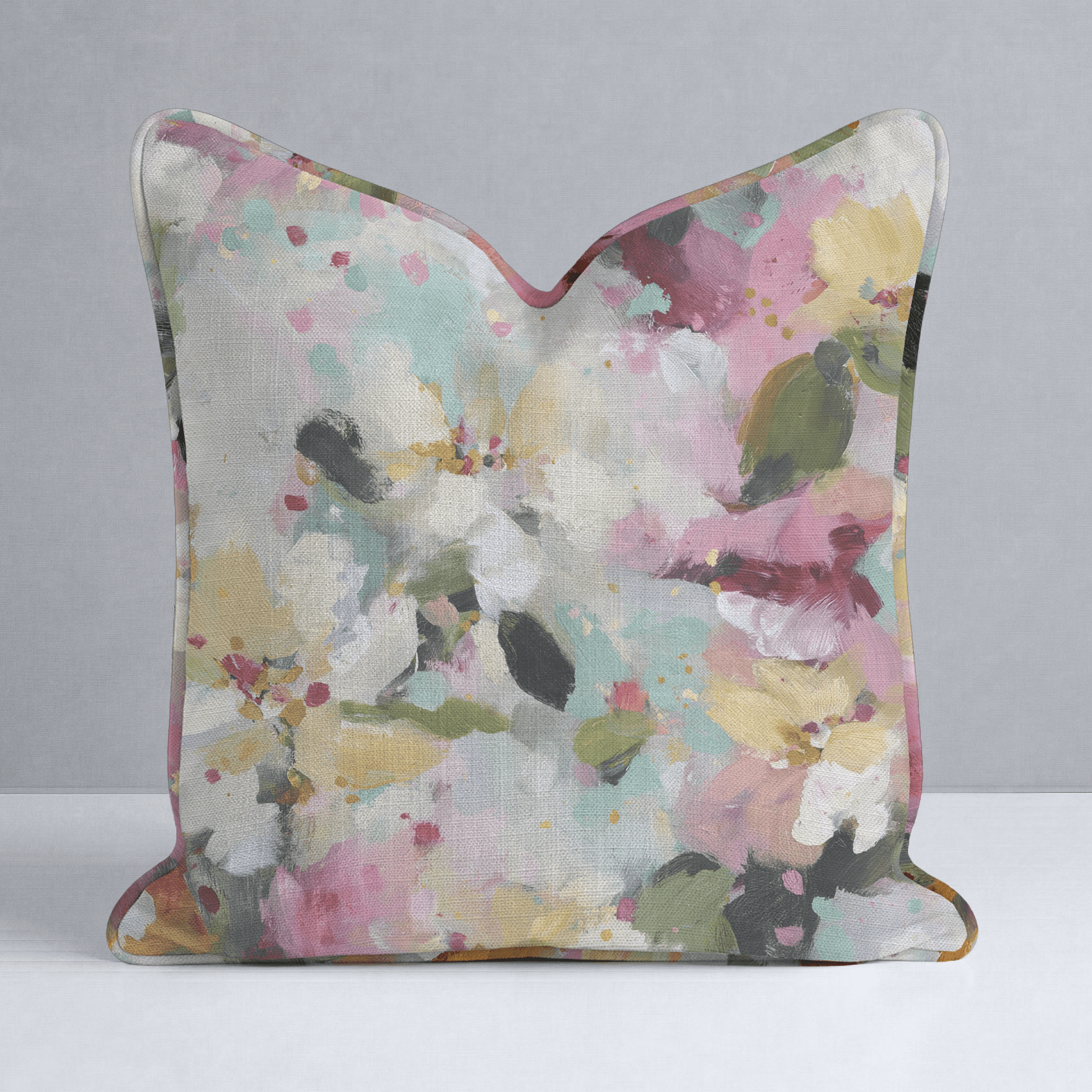Fleur Garden Throw Pillow - Benton Lane Home - Lemon Park