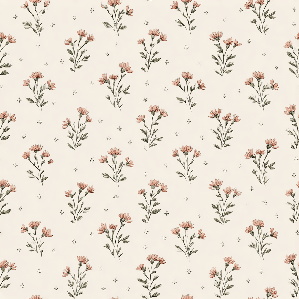 Fleurette Wallpaper - Benton Lane Home - Painted Paper