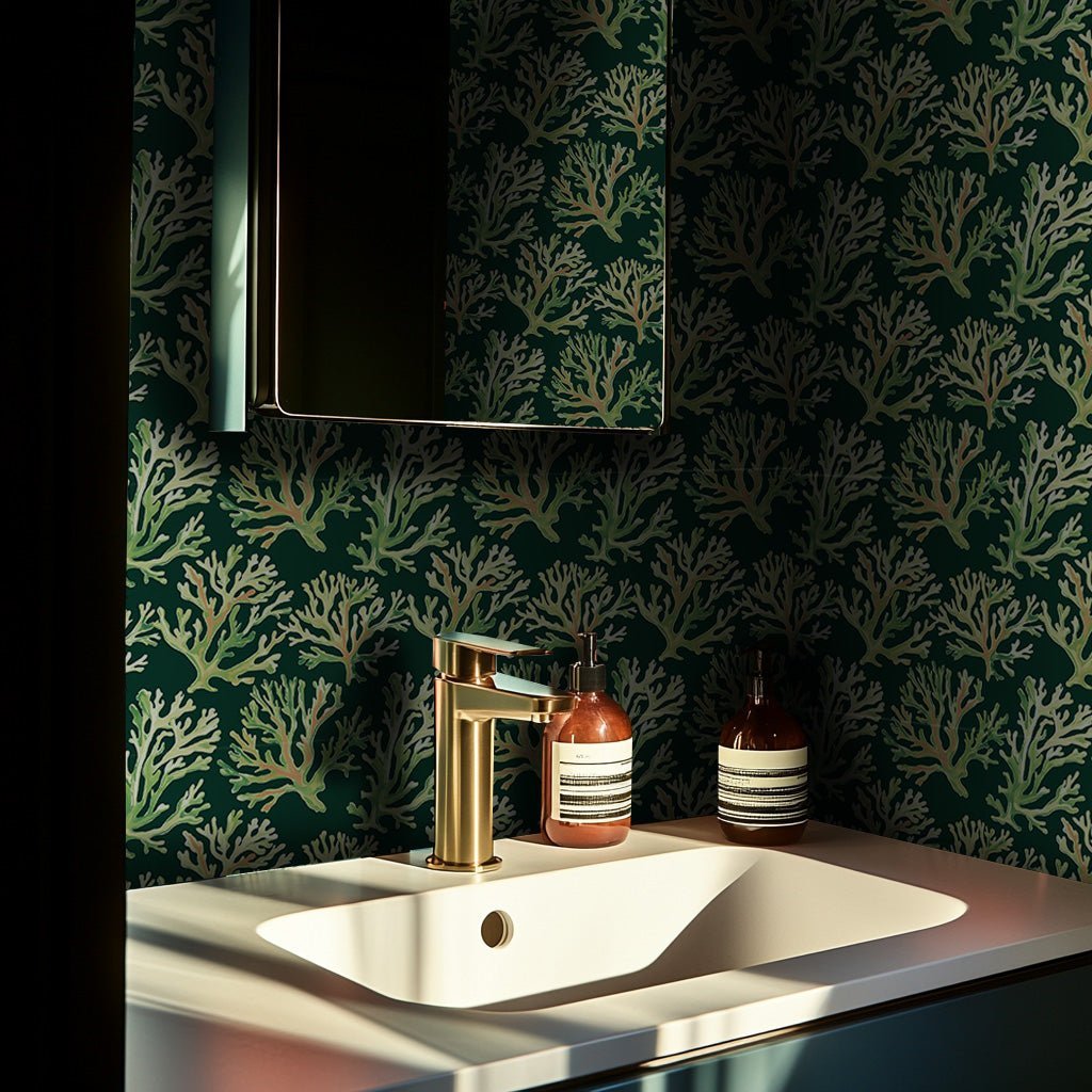 Fleurine Wallpaper - Benton Lane Home - Painted Paper