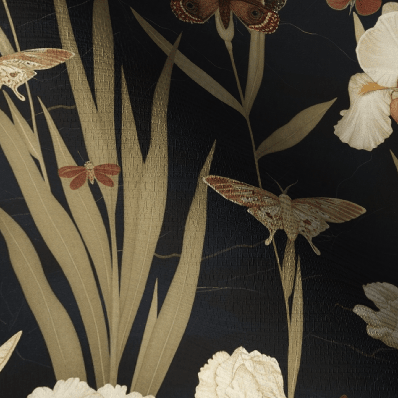 Flint River Faux Grasscloth Wallpaper - Painted Paper
