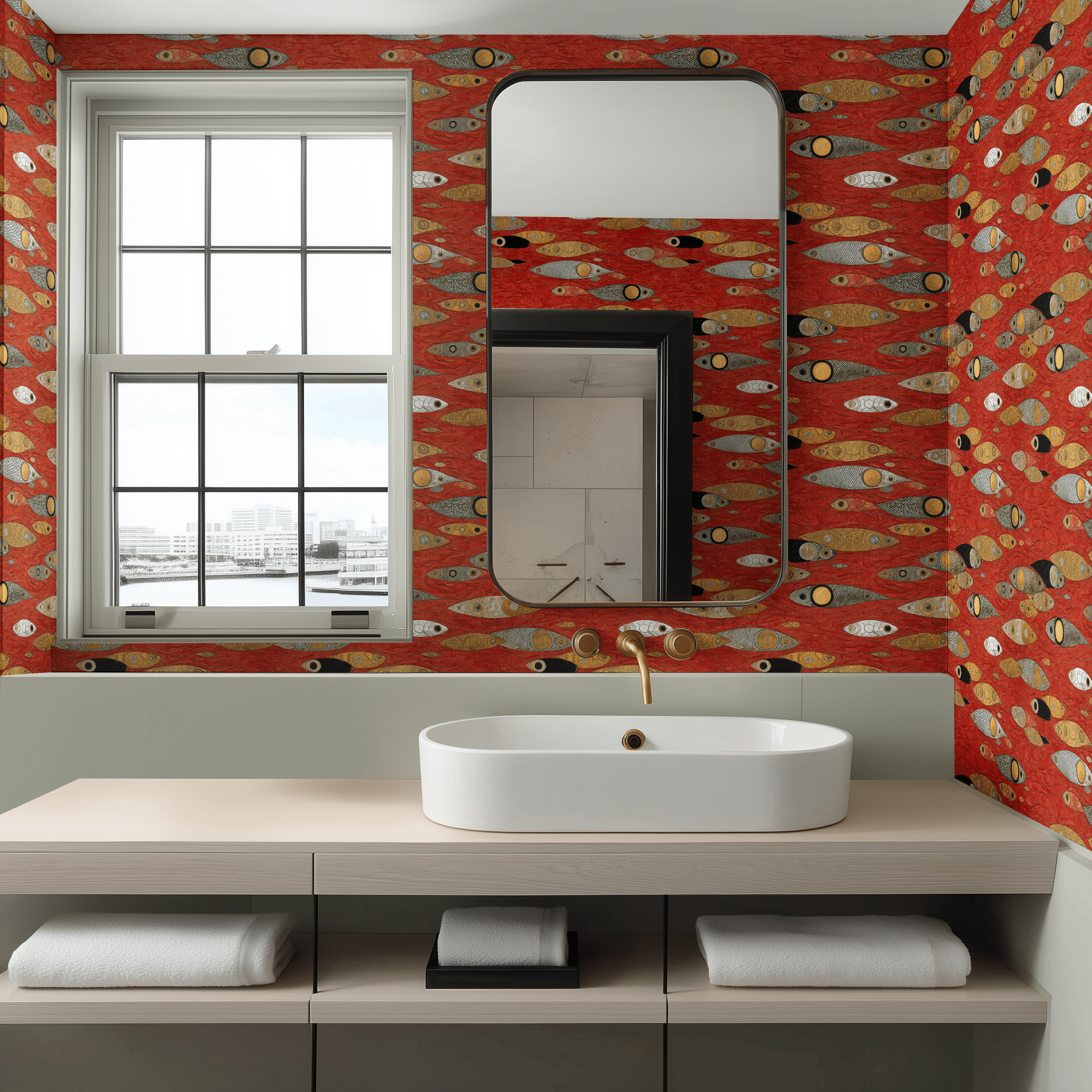 Floating Wallpaper - Painted Paper