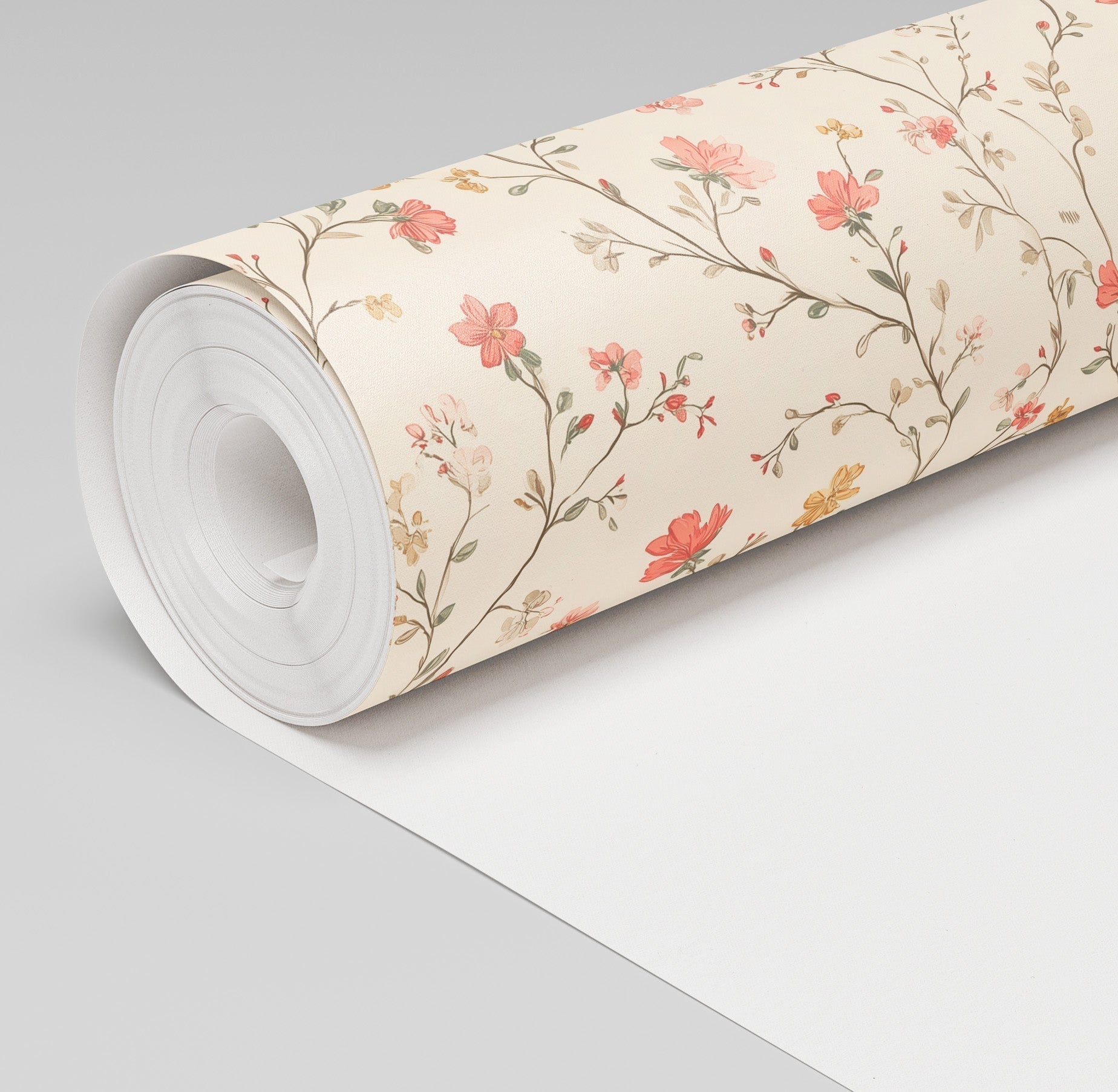 Flonnie Floral Wallpaper - Benton Lane Home - Painted Paper