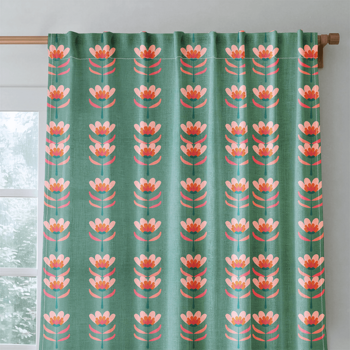 Flora Charm - Drapery - Lemon Park