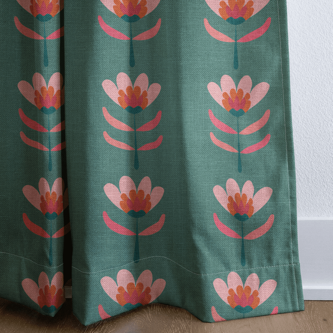 Flora Charm - Drapery - Benton Lane Home - Lemon Park