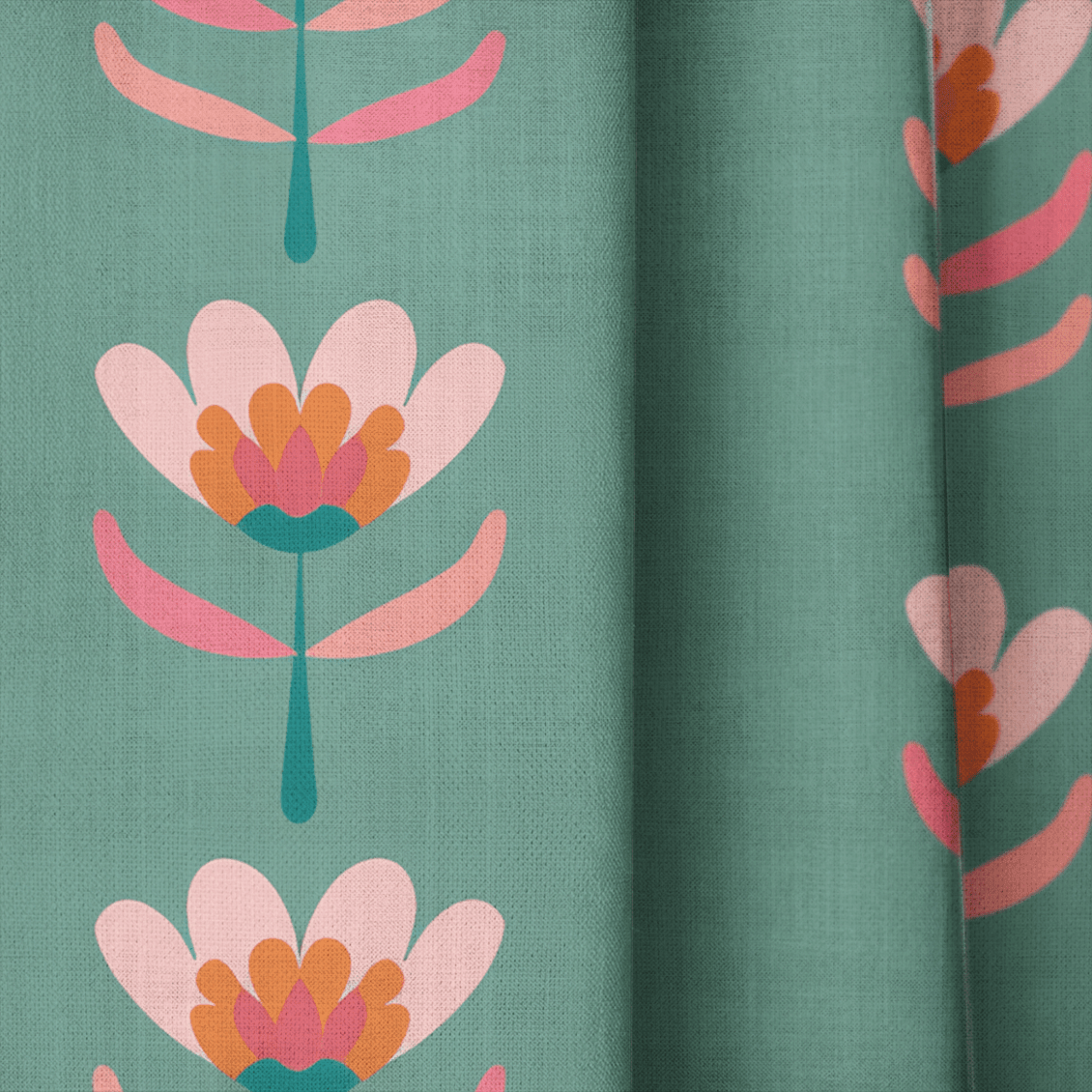 Flora Charm - Drapery - Benton Lane Home - Lemon Park