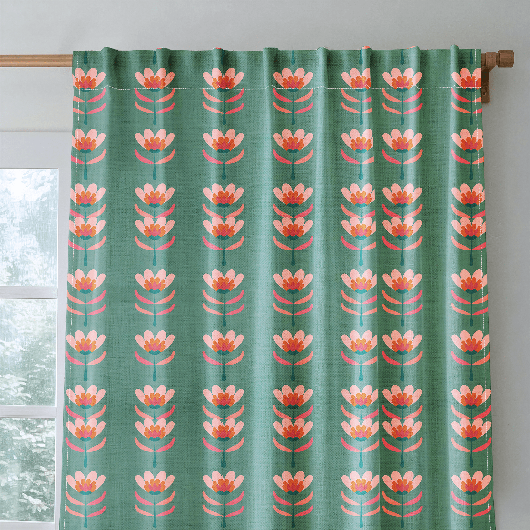 Flora Charm - Drapery - Benton Lane Home - Lemon Park
