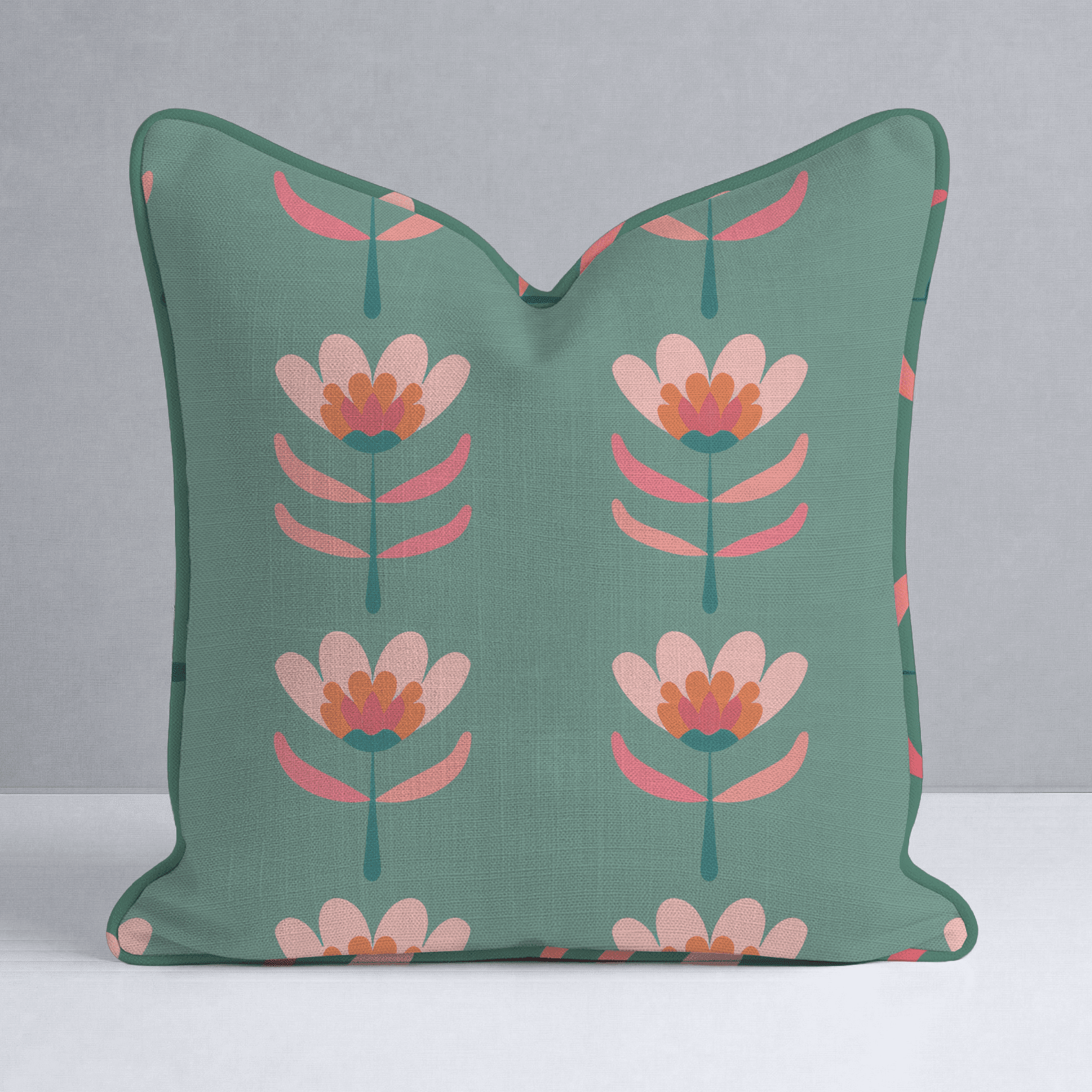 Flora Charm Throw Pillow - Benton Lane Home - Lemon Park