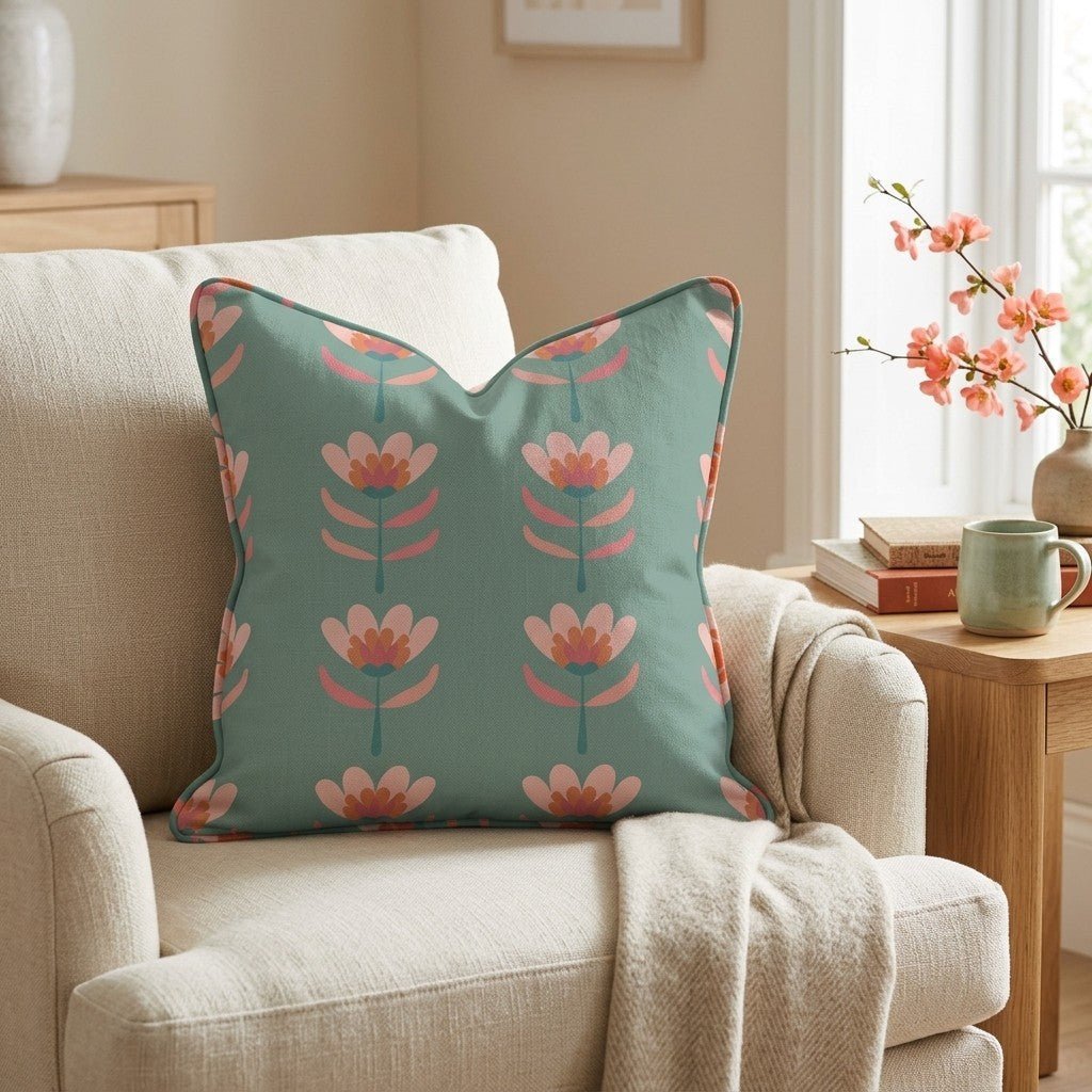 Flora Charm Throw Pillow - Benton Lane Home - Lemon Park