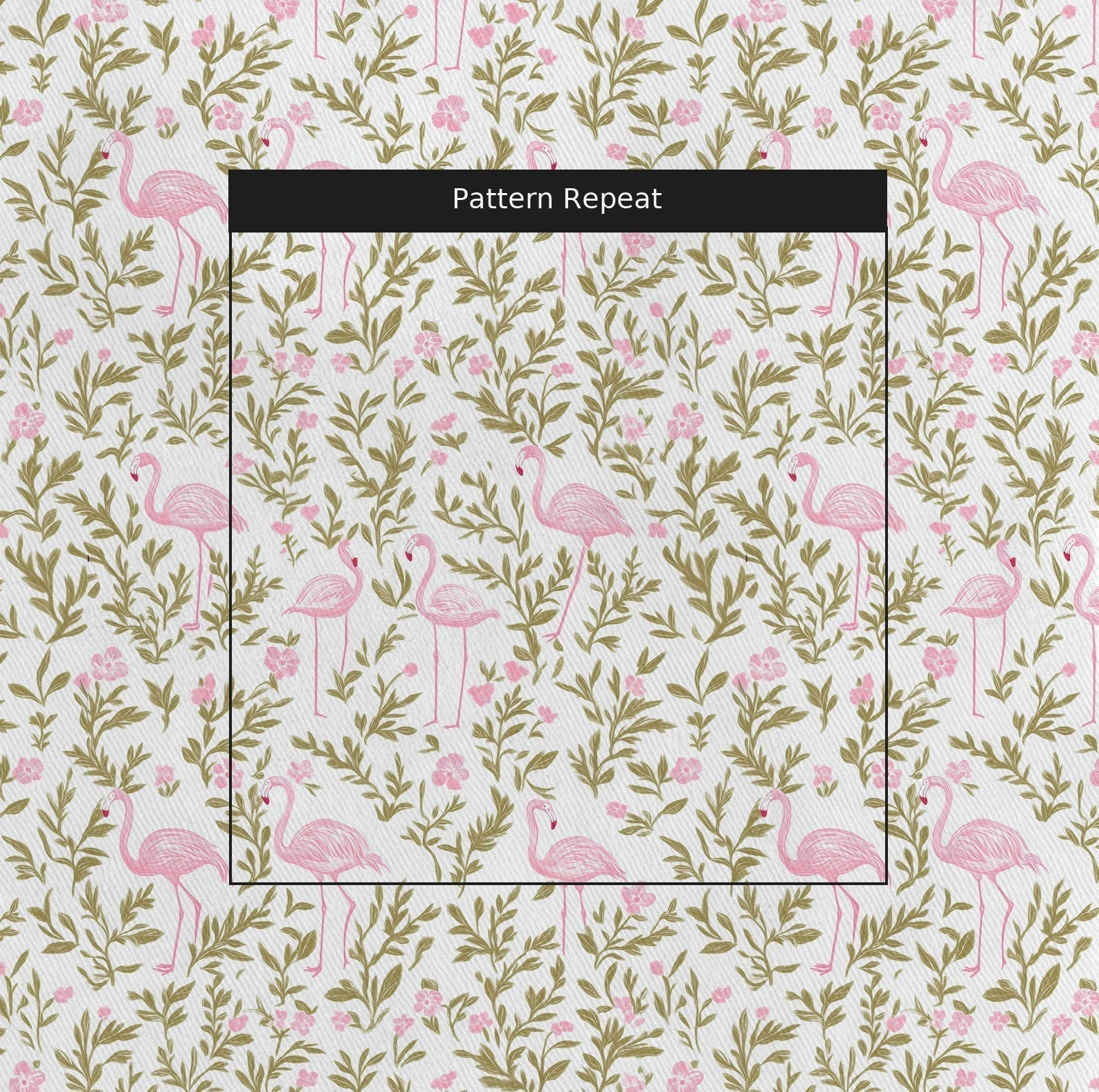 Flora Flamingo - Fabric - Benton Lane Home - Lemon Park