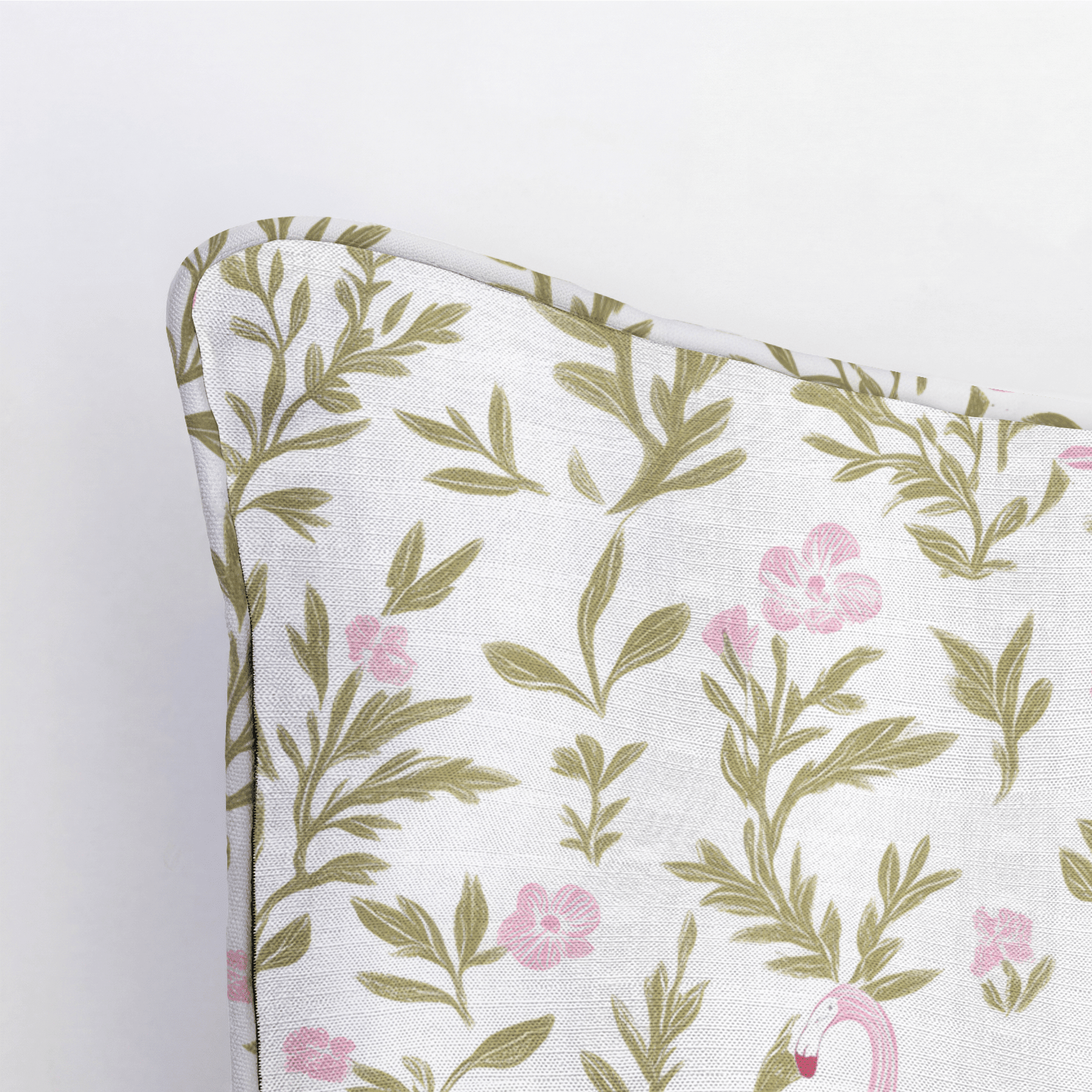 Flora Flamingo Throw Pillow - Benton Lane Home - Lemon Park