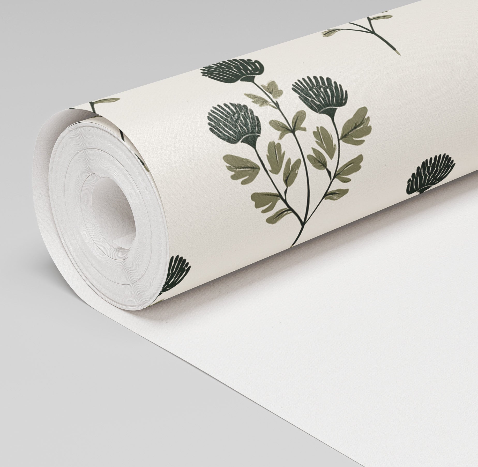 Flora Folk Wallpaper - Painted Paper