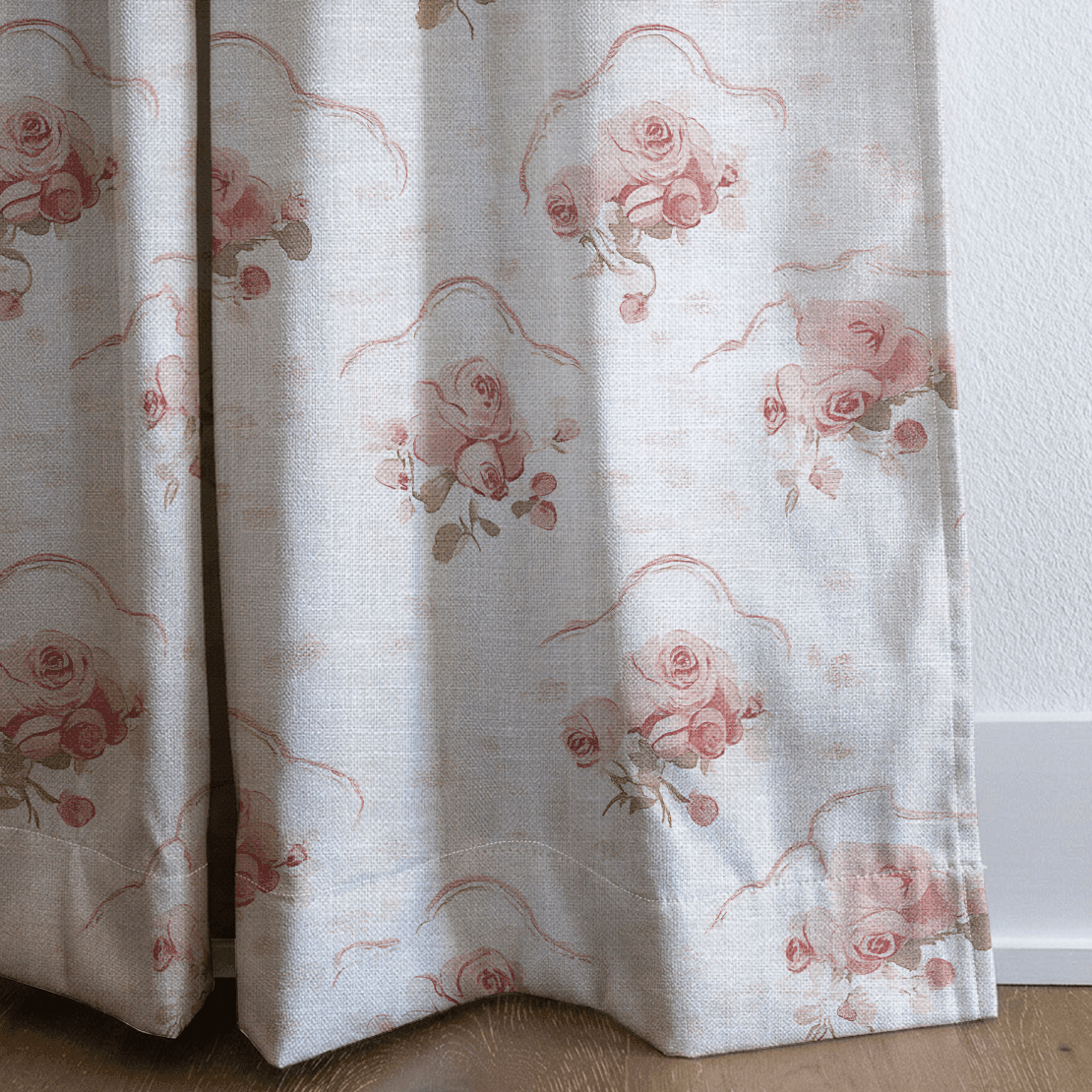 Floral Cameo - Drapery - Benton Lane Home - Lemon Park