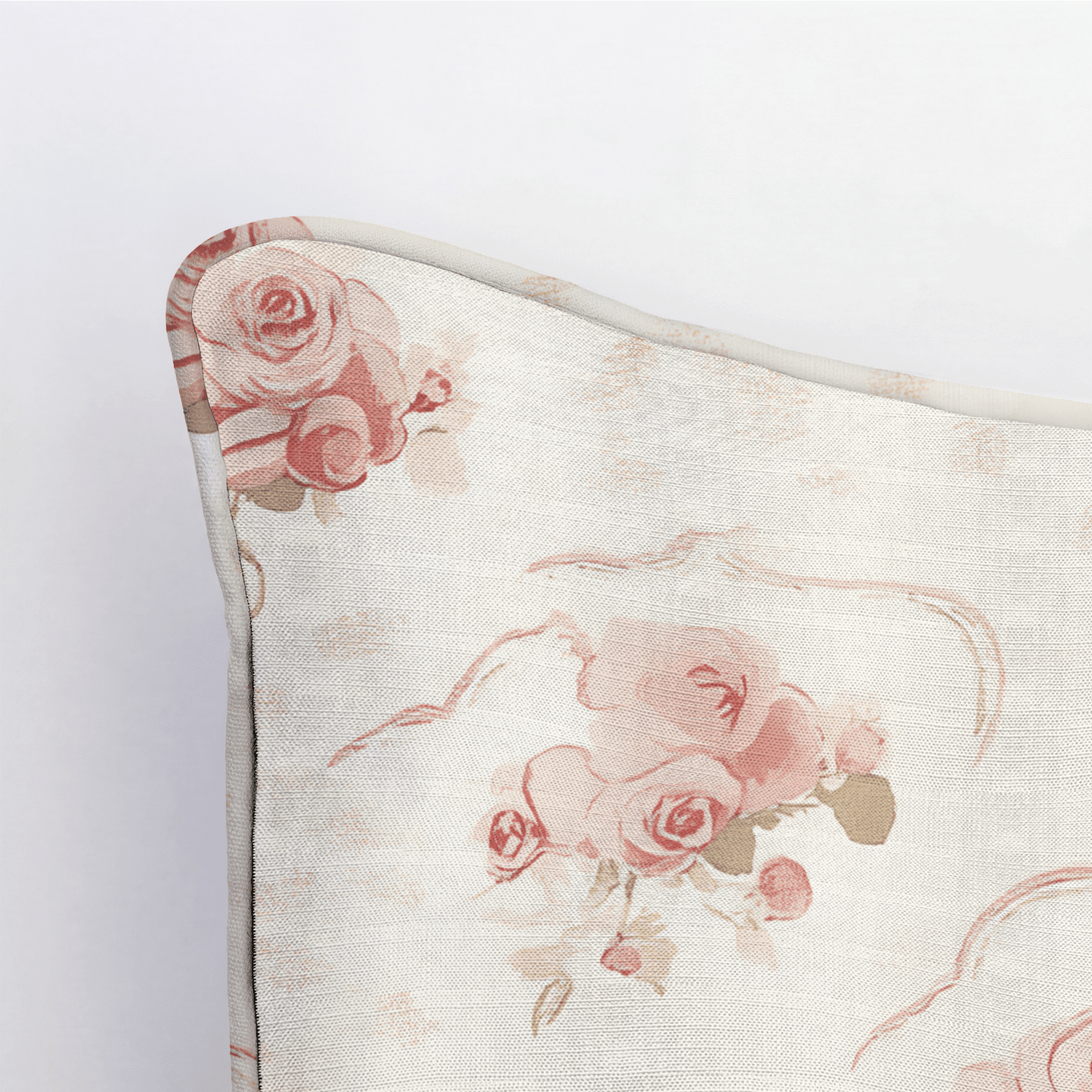 Floral Cameo Throw Pillow - Benton Lane Home - Lemon Park