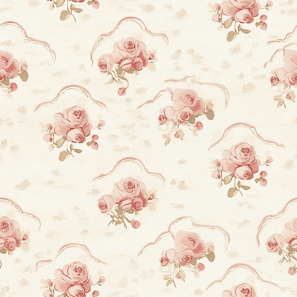 Floral Cameo Wallpaper - Lemon Park