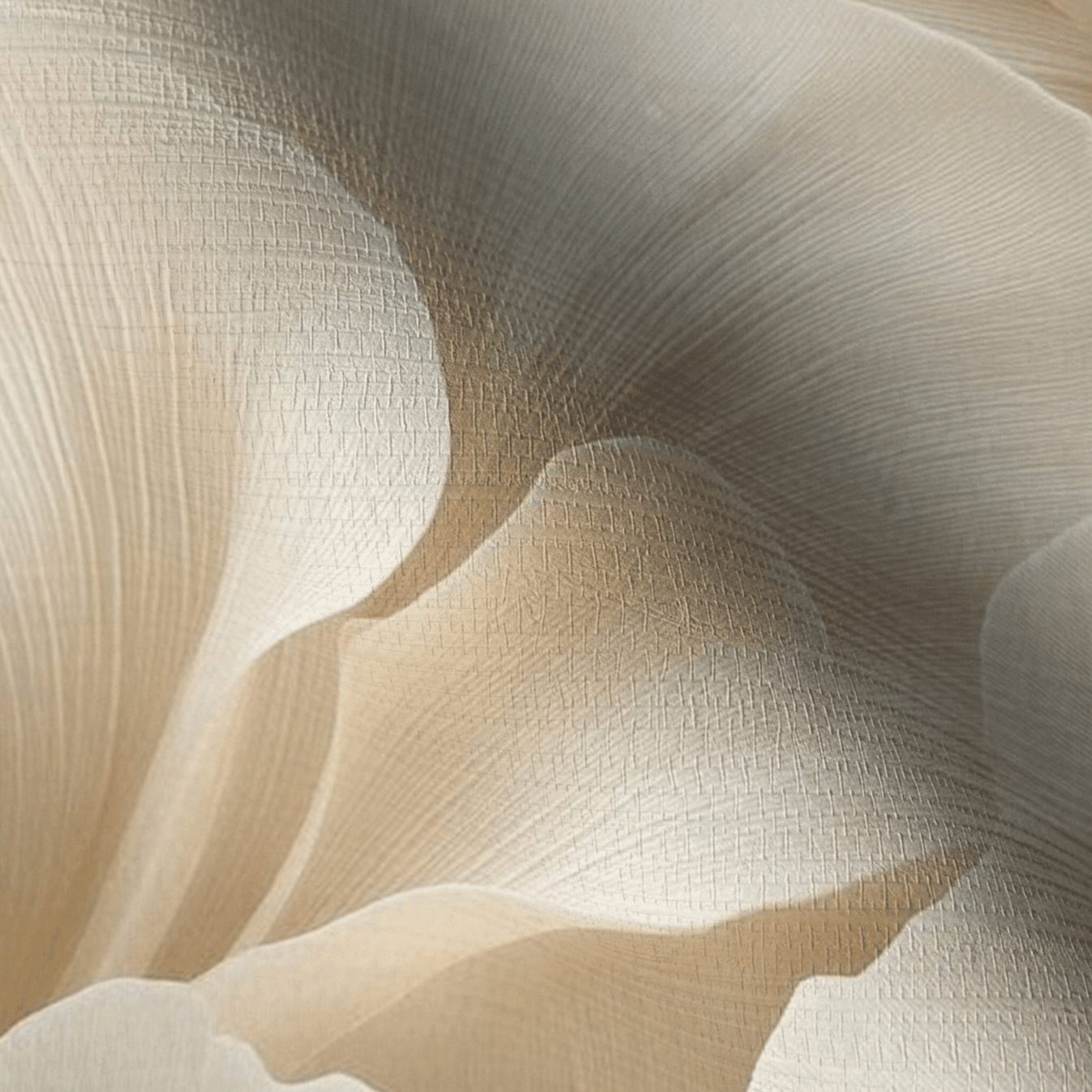 Floral Embrace Faux Grasscloth Wallpaper - Painted Paper