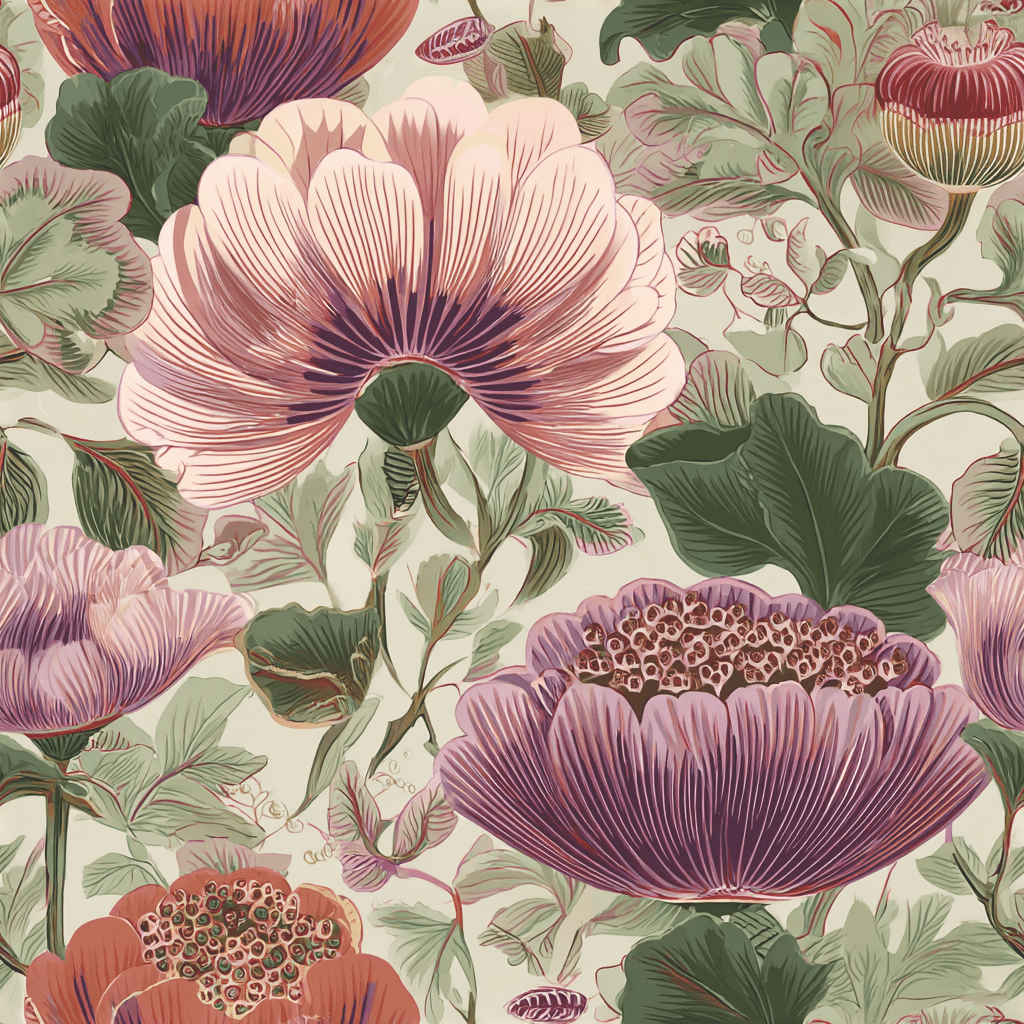 Floral Escape Wallpaper - Painted Paper