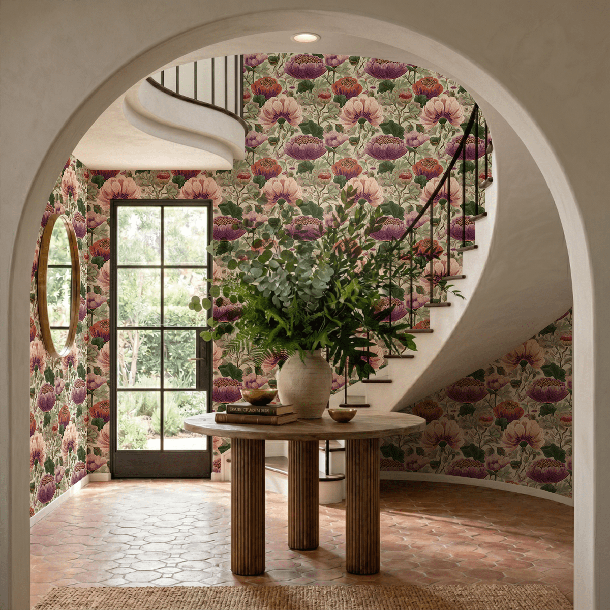 Floral Escape Wallpaper - Painted Paper