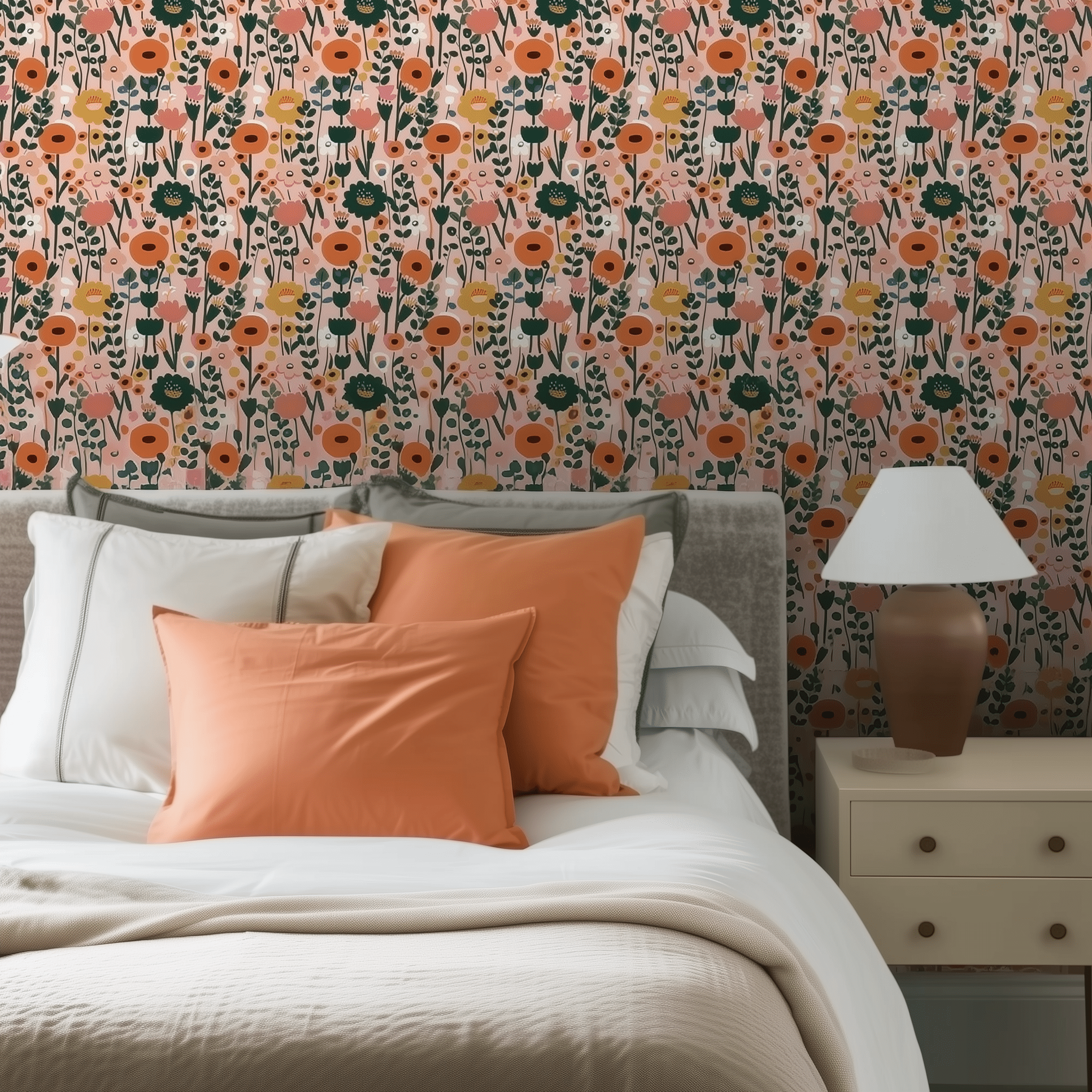 Floral Fate Wallpaper - Benton Lane Home - Lemon Park