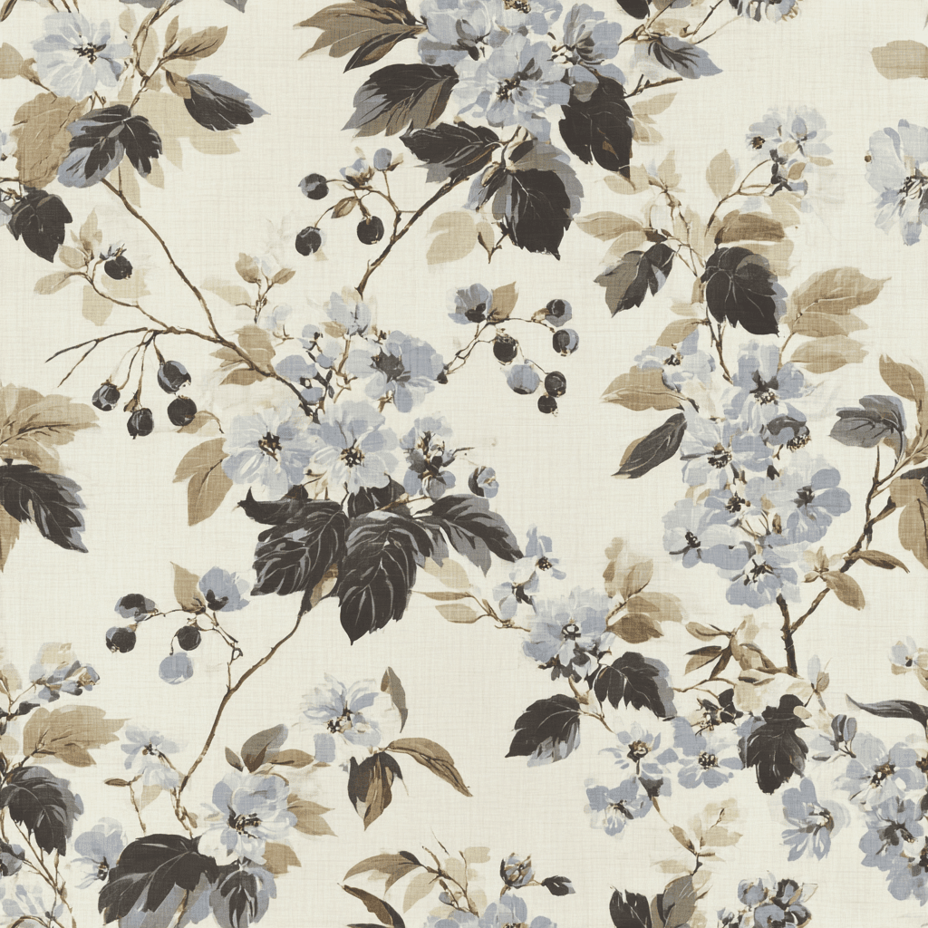 Florals & Vines Wallpaper - Benton Lane Home - Painted Paper