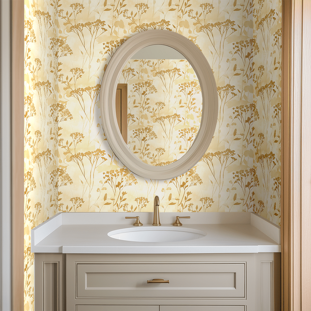 Florine Wallpaper - Painted Paper
