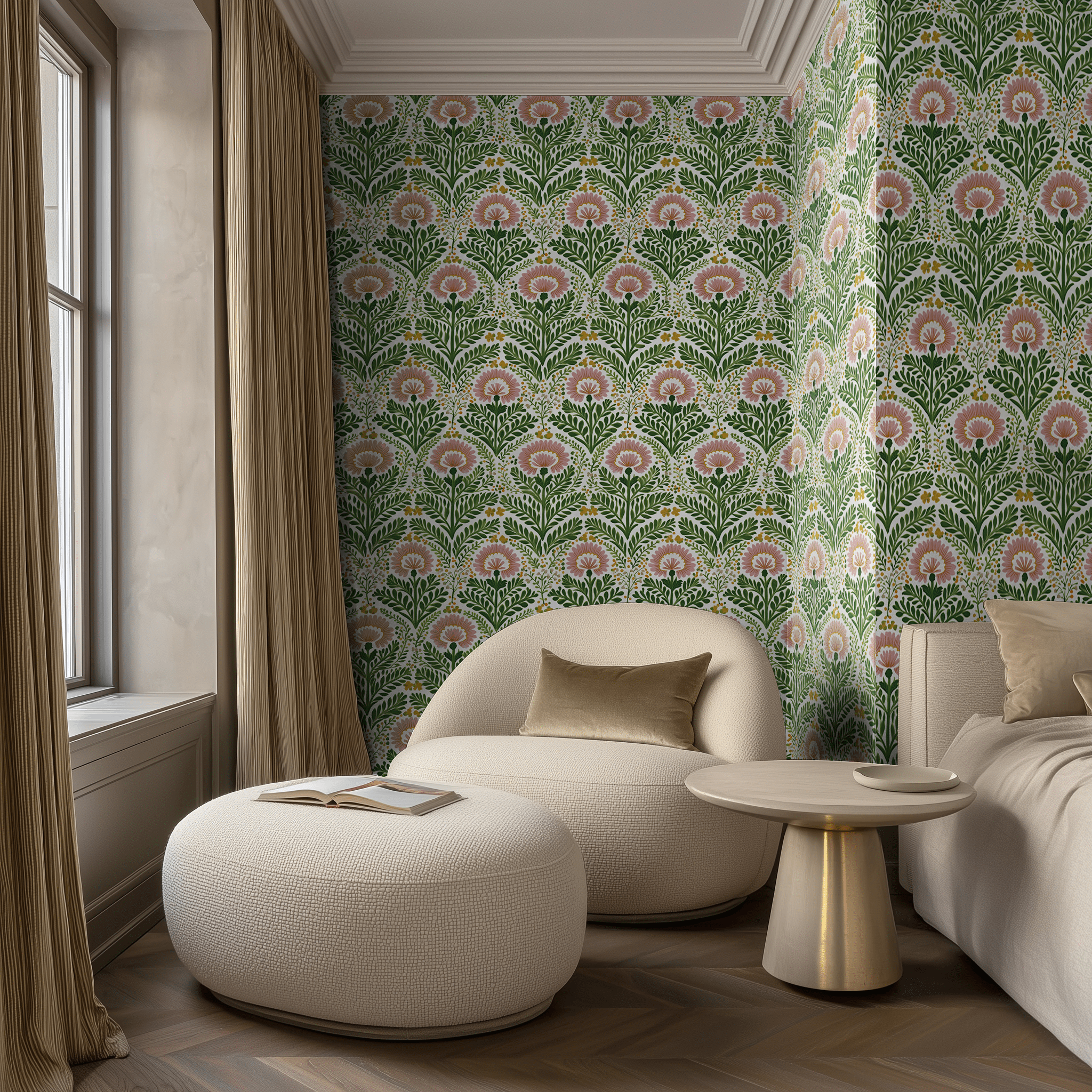 Florita del Alma Wallpaper - Painted Paper