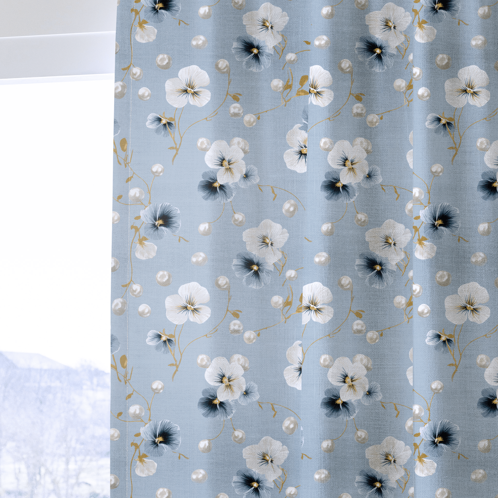 Flower Pearls - Drapery - Lemon Park