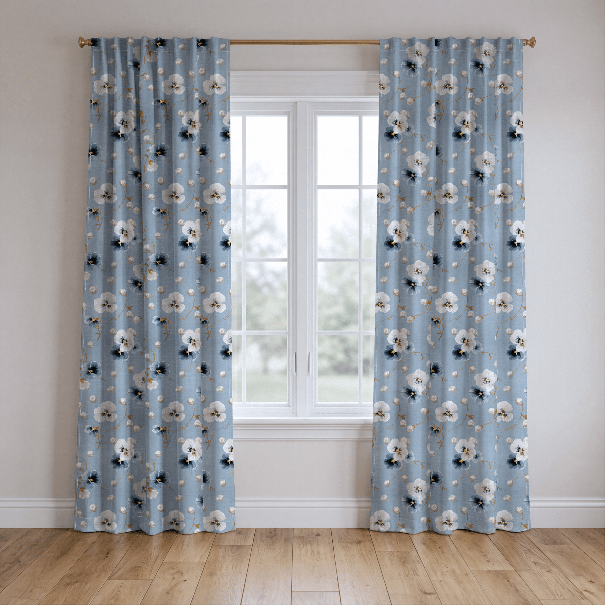 Flower Pearls - Drapery - Benton Lane Home - Lemon Park