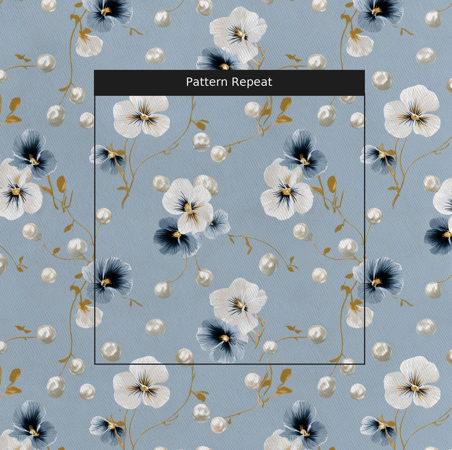 Flower Pearls - Fabric - Benton Lane Home - Lemon Park