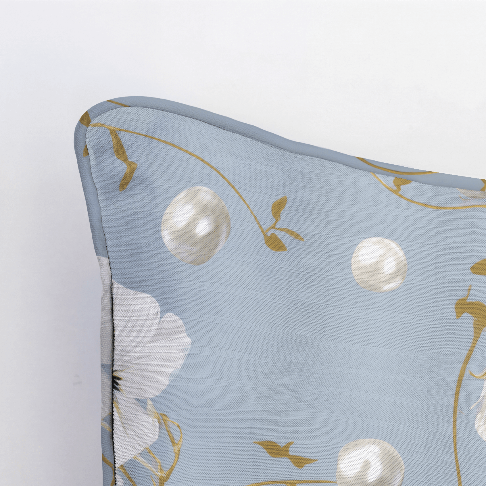 Flower Pearls Throw Pillow - Benton Lane Home - Lemon Park