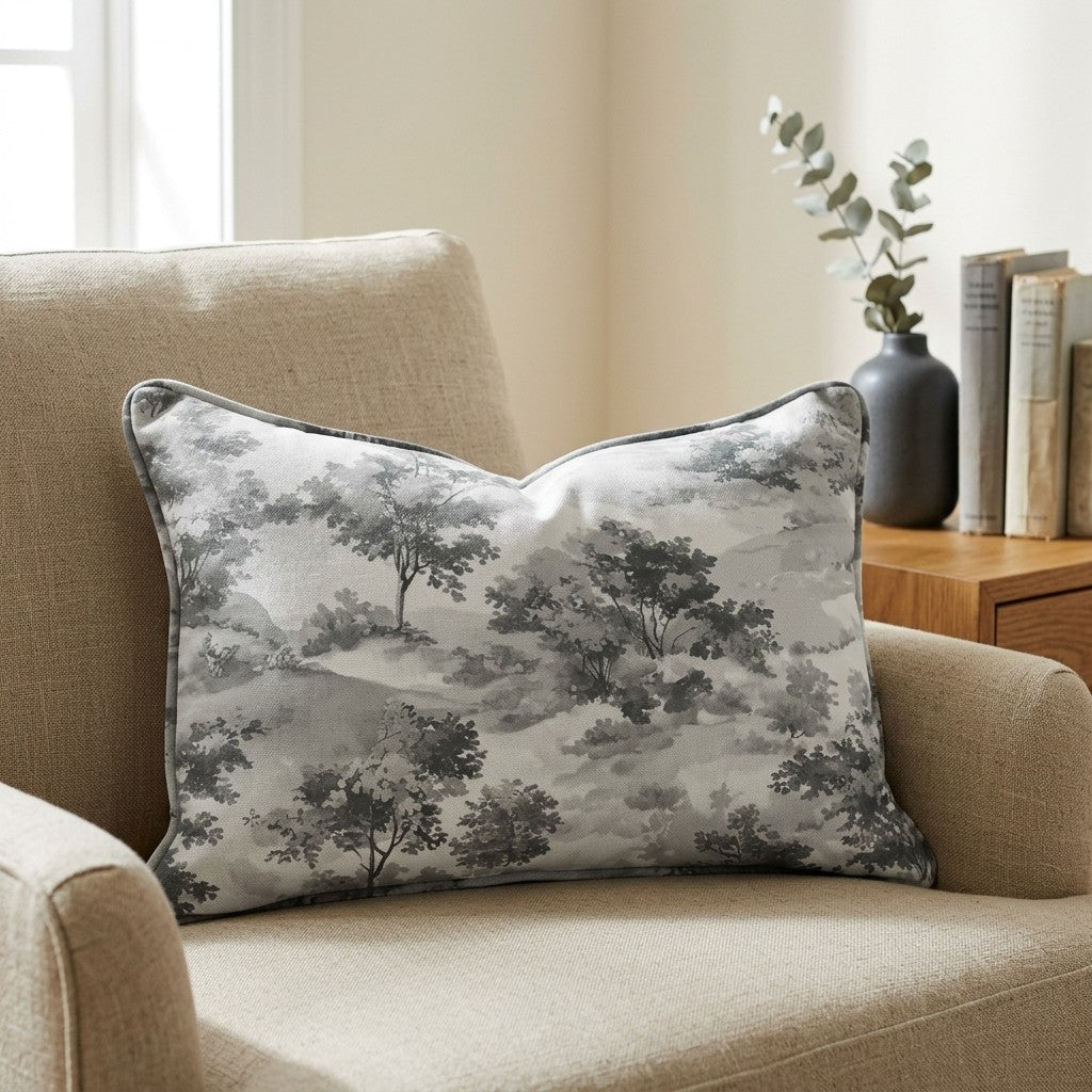 Fog & Found Throw Pillow - Benton Lane Home - Lemon Park