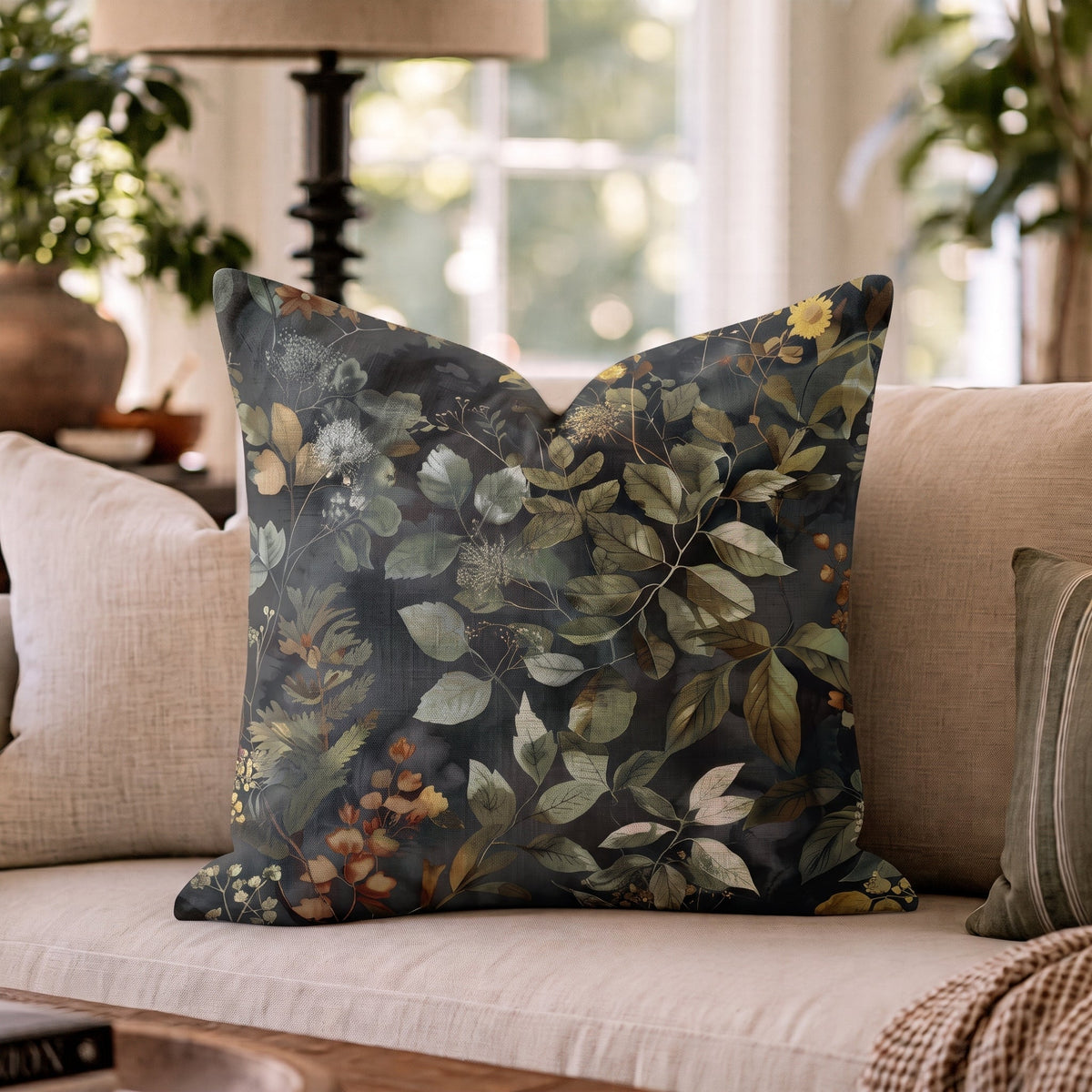 Fog Garden Throw Pillow - Benton Lane Home - Hillcroft Home