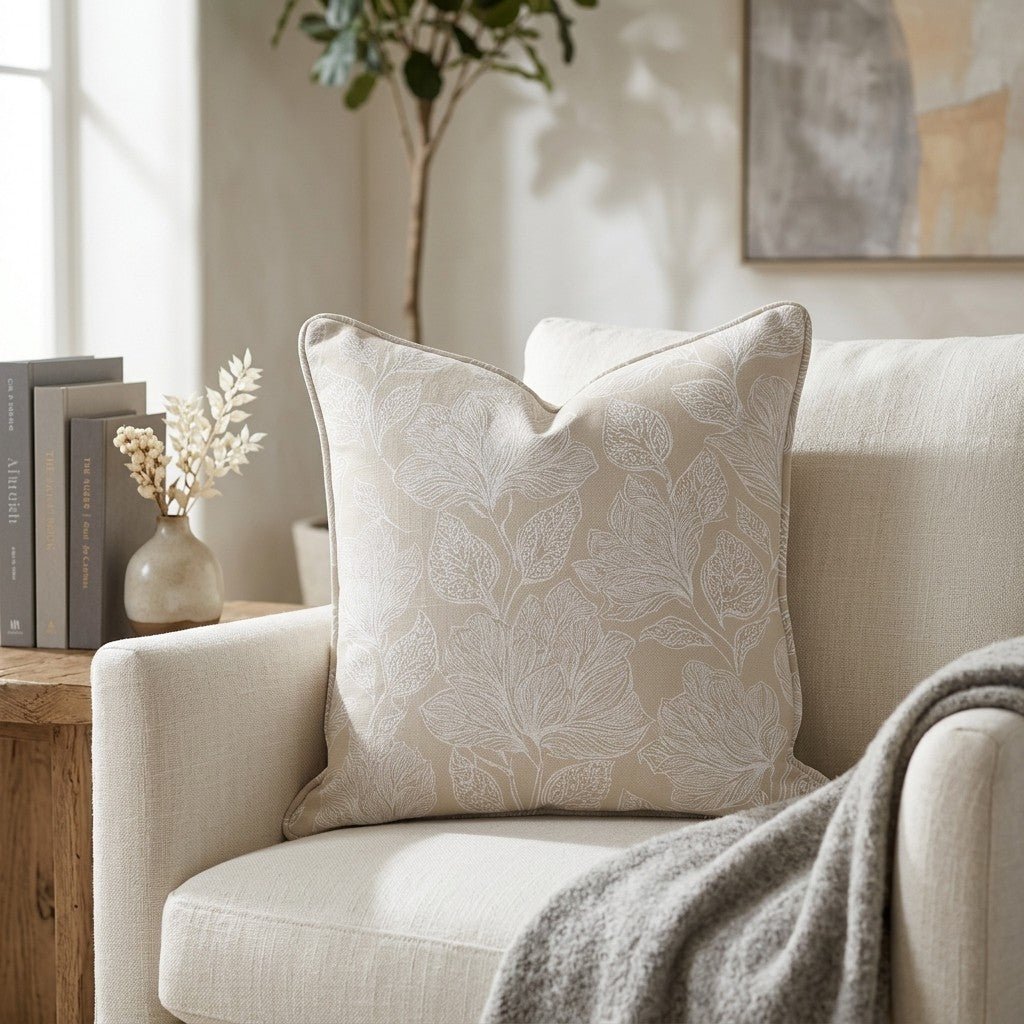 Folk Song Throw Pillow - Benton Lane Home - Lemon Park