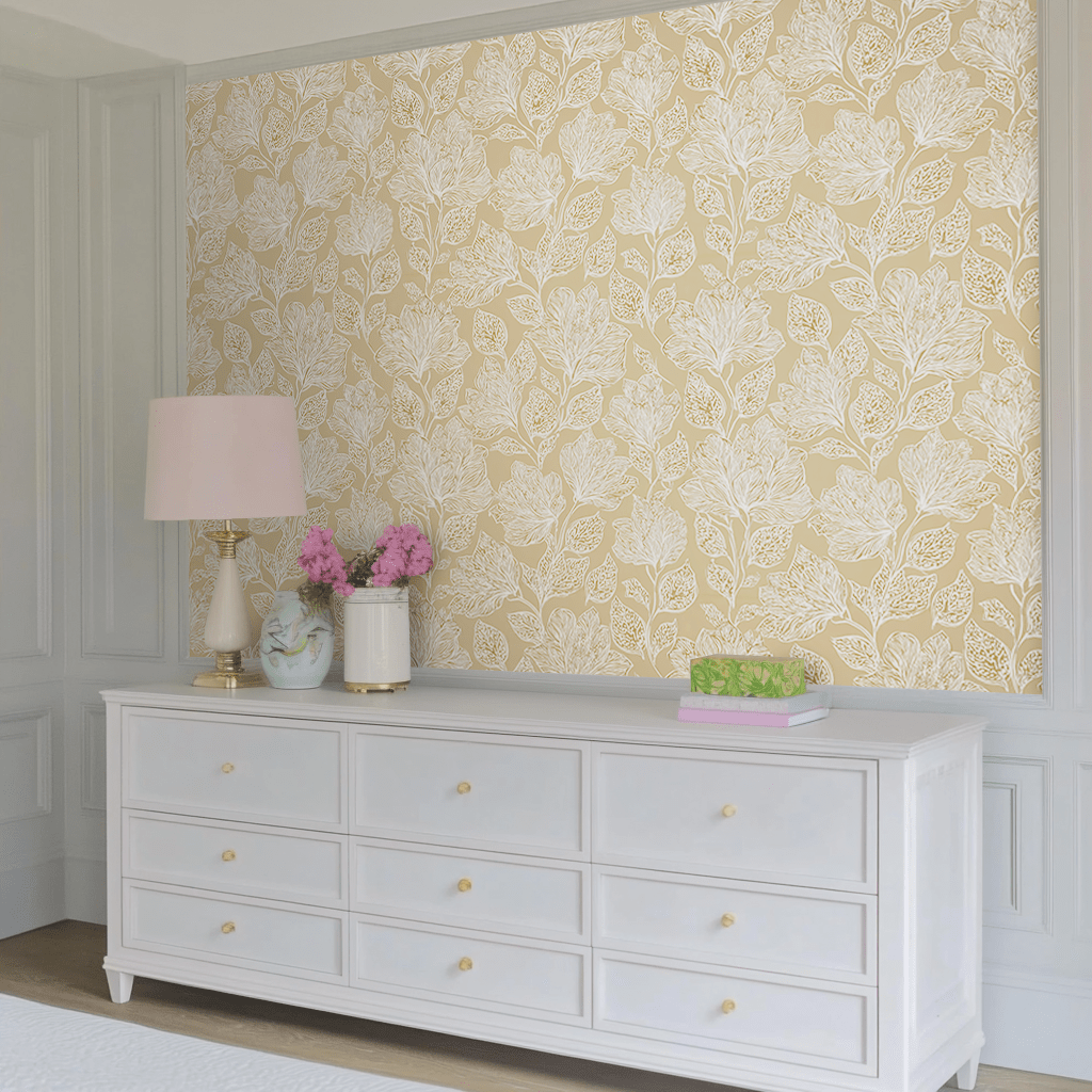 Folk Song Wallpaper - Benton Lane Home - Lemon Park